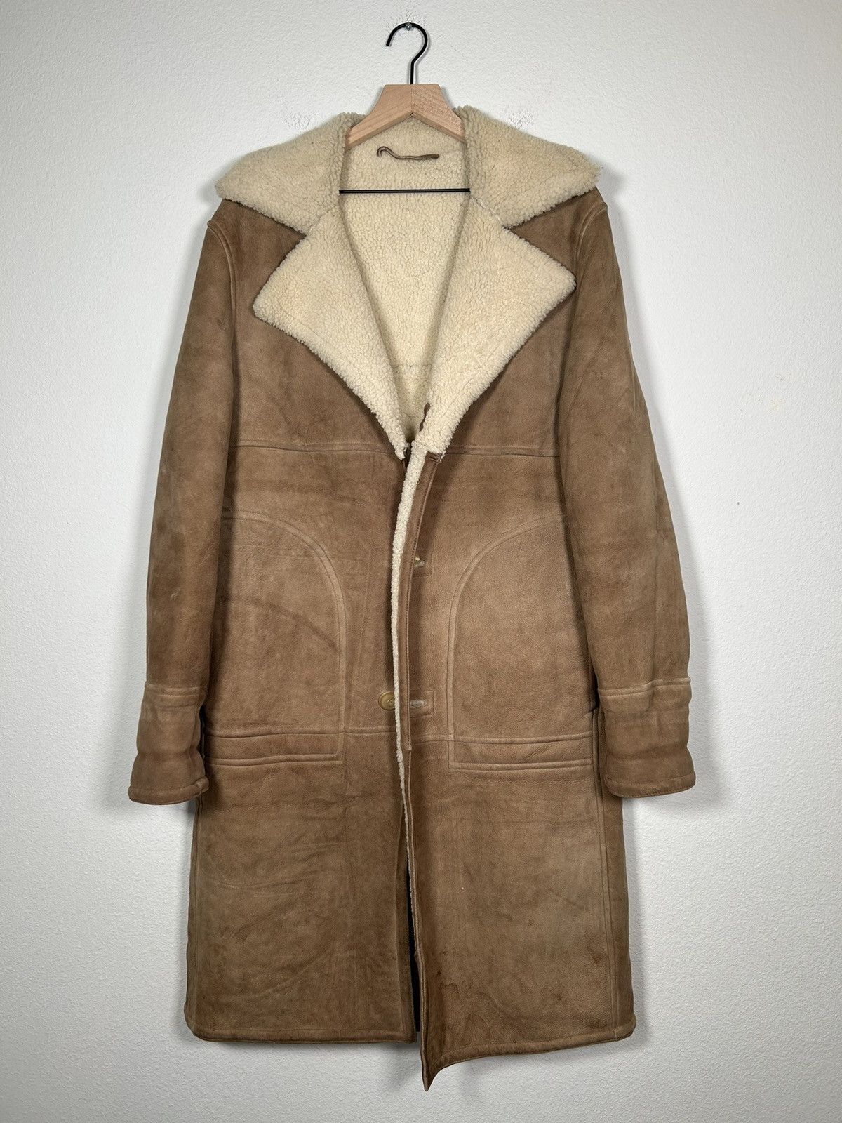Maison Margiela AW02 Sherpa Trompe Loeil Trench Coat Size US L / EU 52-54 / 3 - 1 Thumbnail