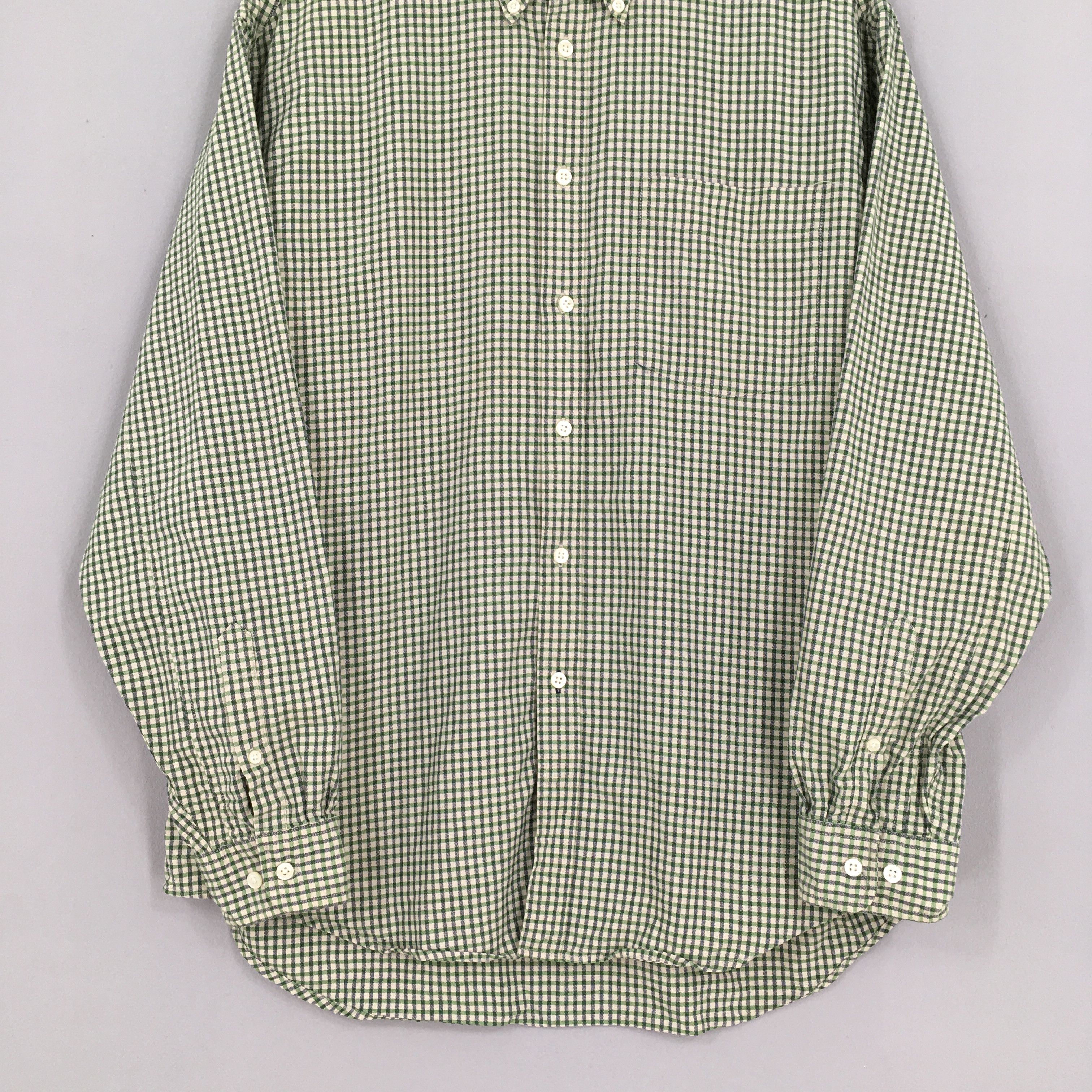 Flannel Vintage 90s Gap Plaid Checkered Flannel Shirt Medium Size US M / EU 48-50 / 2 - 3 Thumbnail