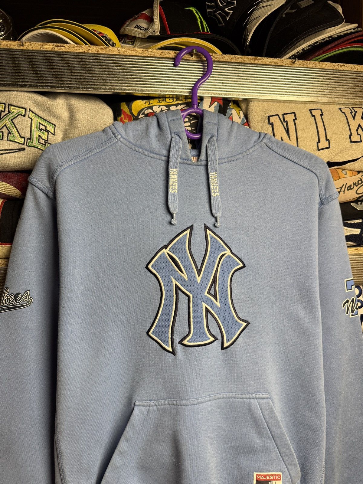 Vintage Y2K New York Hoodie Size US M / EU 48-50 / 2 - 2 Thumbnail