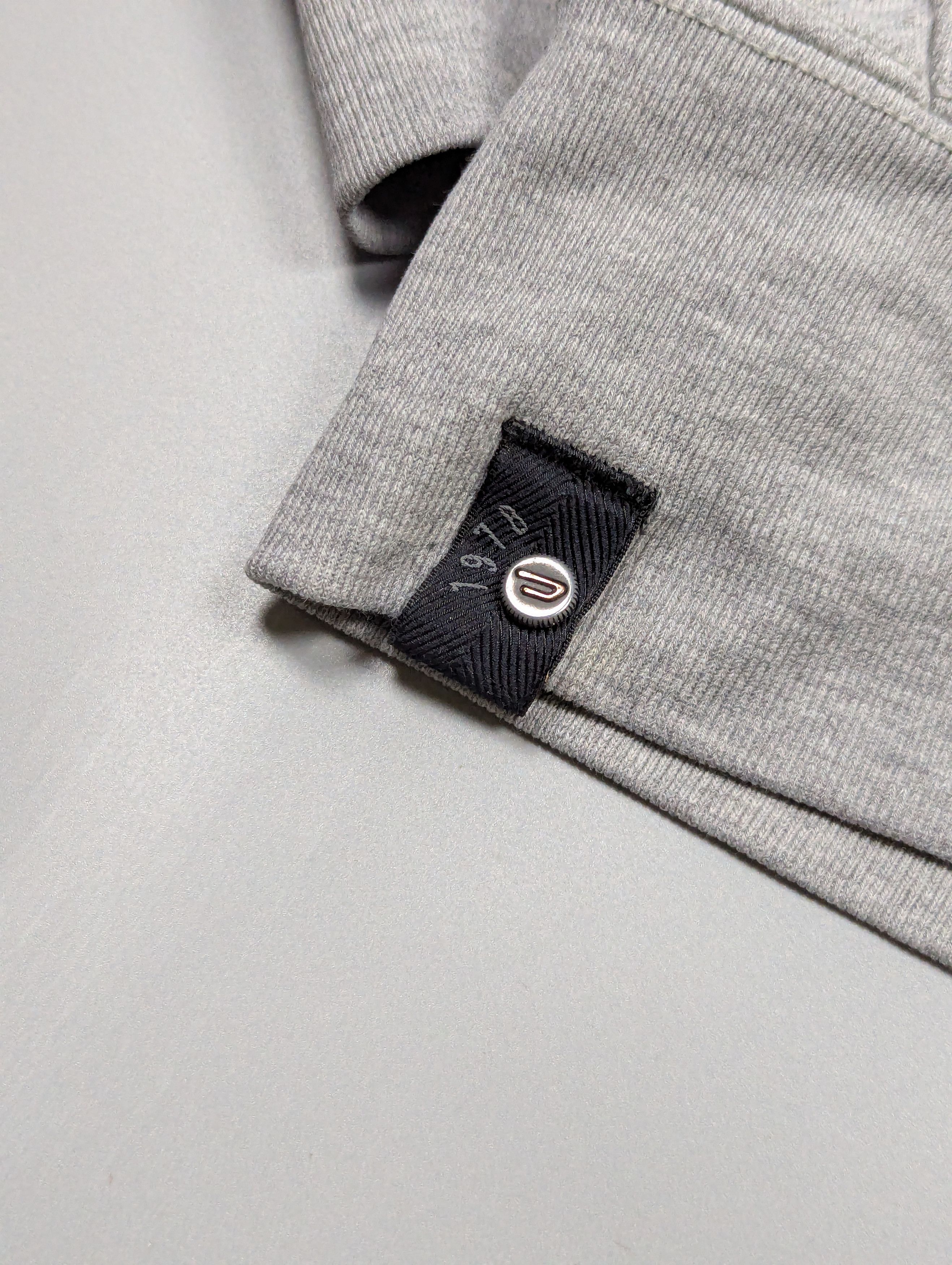 Diesel Diesel Archive Y2K Grey Zip Up Hoodie Minimalist Sleeve Size US M / EU 48-50 / 2 - 5 Thumbnail