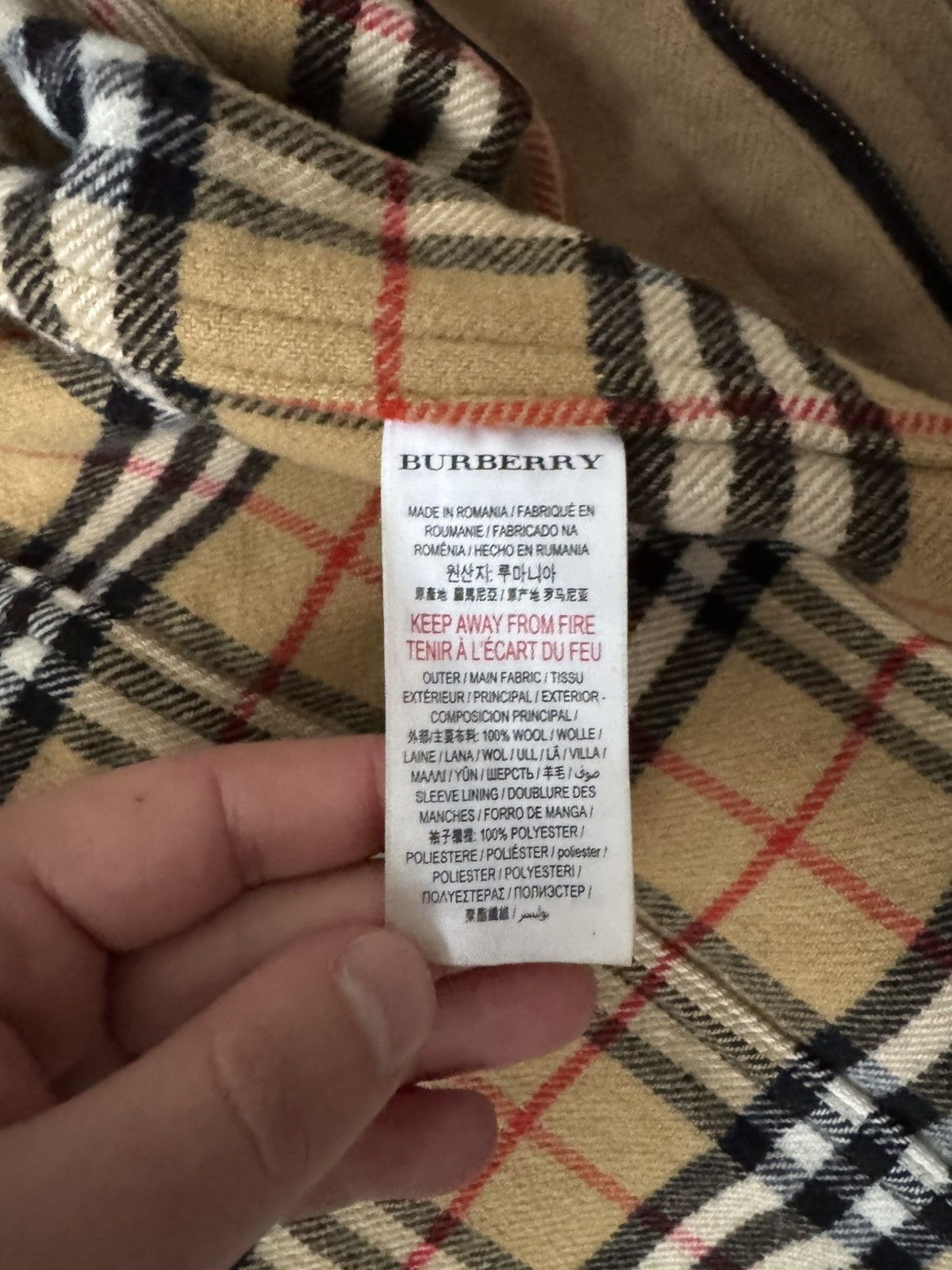 Burberry Burberry Children Nova Check Wool Coat Jacket Size 6 years Size US XXS / EU 40 - 11 Thumbnail