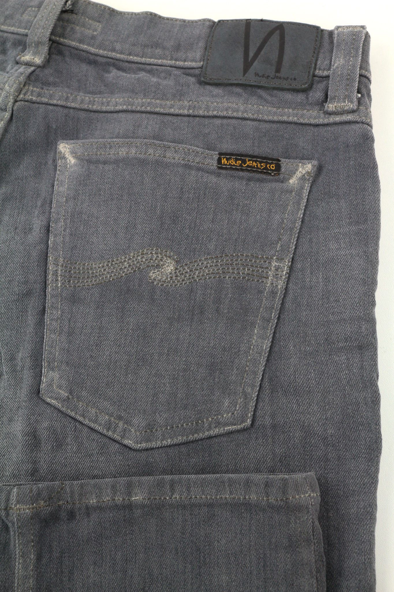 Nudie Jeans TIGHT LONG JOHN W32/L34 Organic Charcoal Leg Zip 80714 Size US 32 / EU 48 - 5 Thumbnail