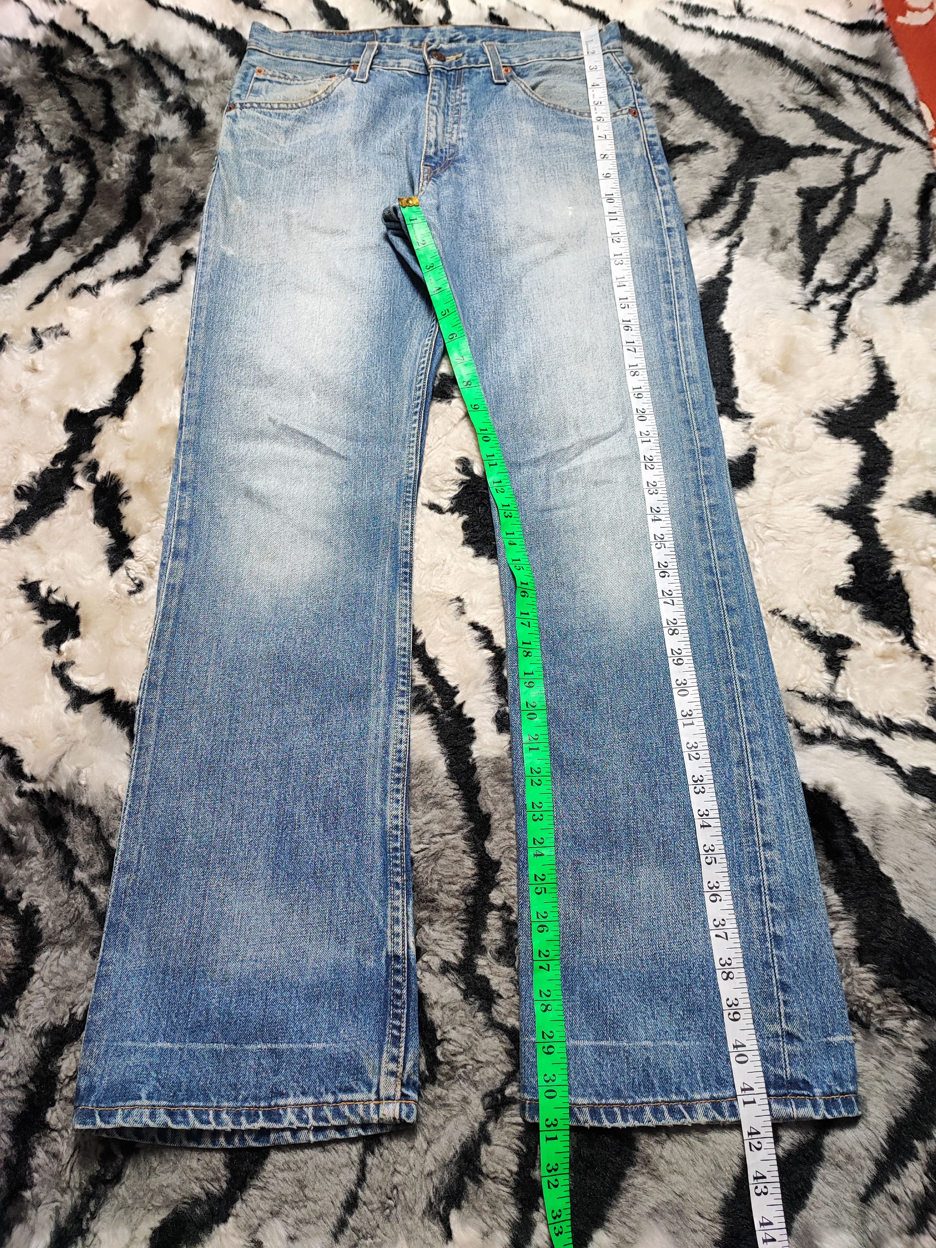 Levi's Levis 507 Flare Distressed Vintage Denim Size US 30 / EU 46 - 2 Thumbnail