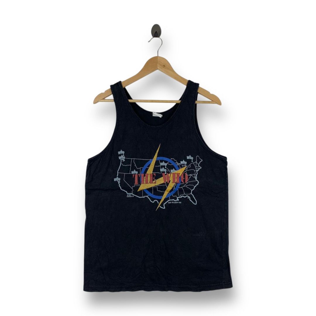 Other Vintage 1980 The Who North American Tour Tank Top Rare Star Size US S / EU 44-46 / 1 - 1 Thumbnail