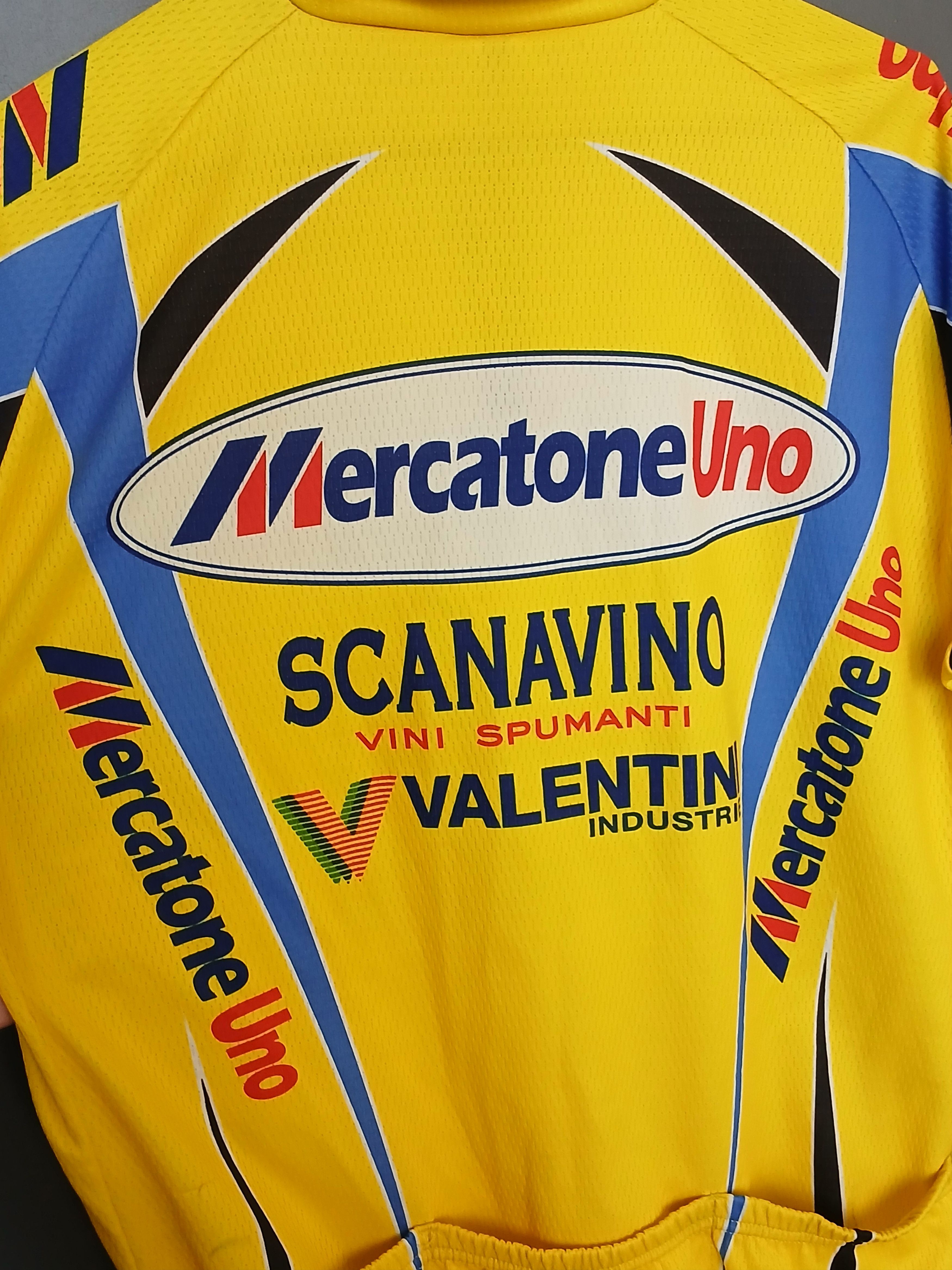 Bicycle Mercatone Uno Scanavino Racing Team Bicycle Cycling Jersey Size US XL / EU 56 / 4 - 4 Thumbnail
