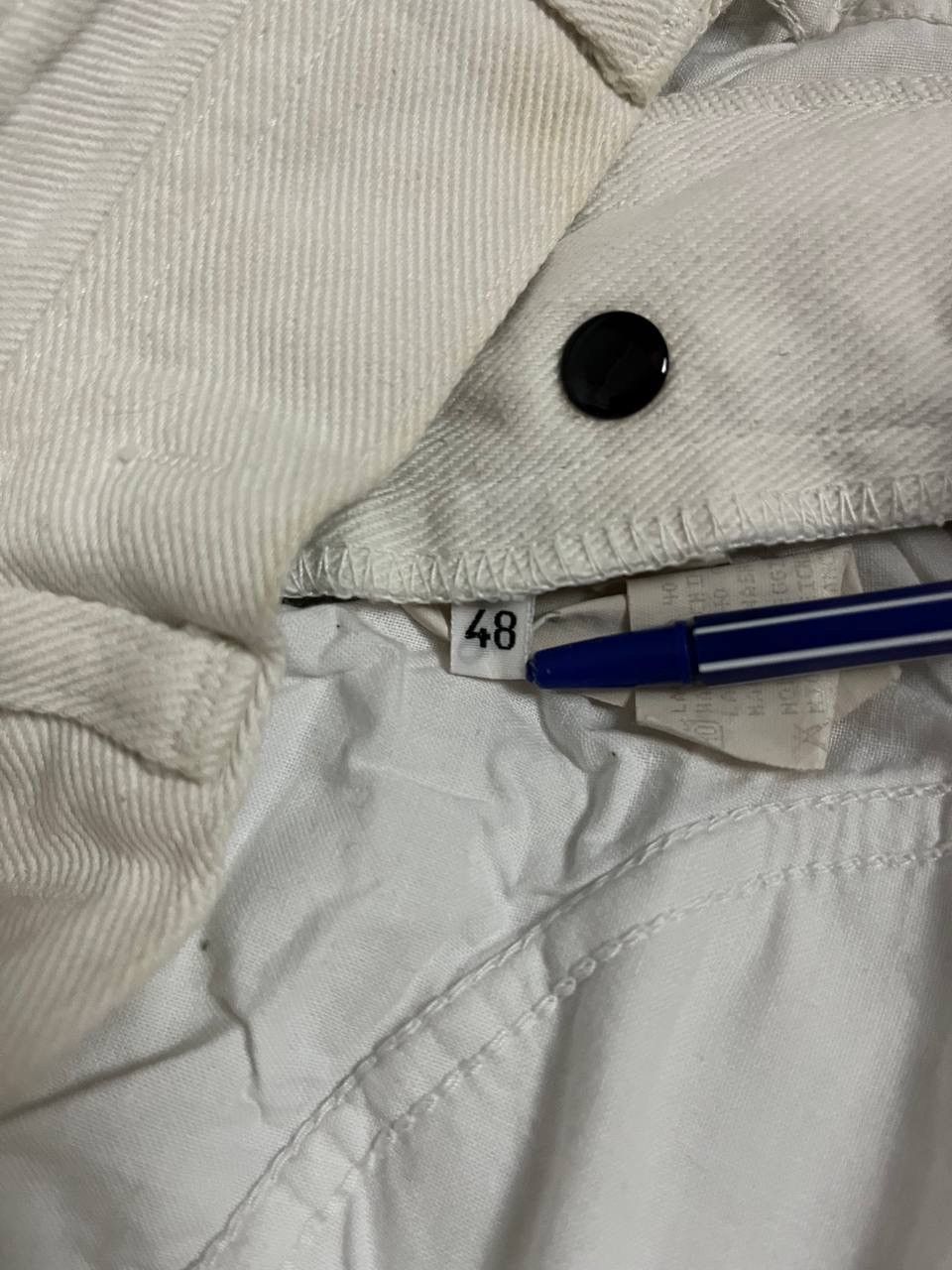 Stone Island Stone Island Denim White Milk Vintage Size US 32 / EU 48 - 22 Thumbnail