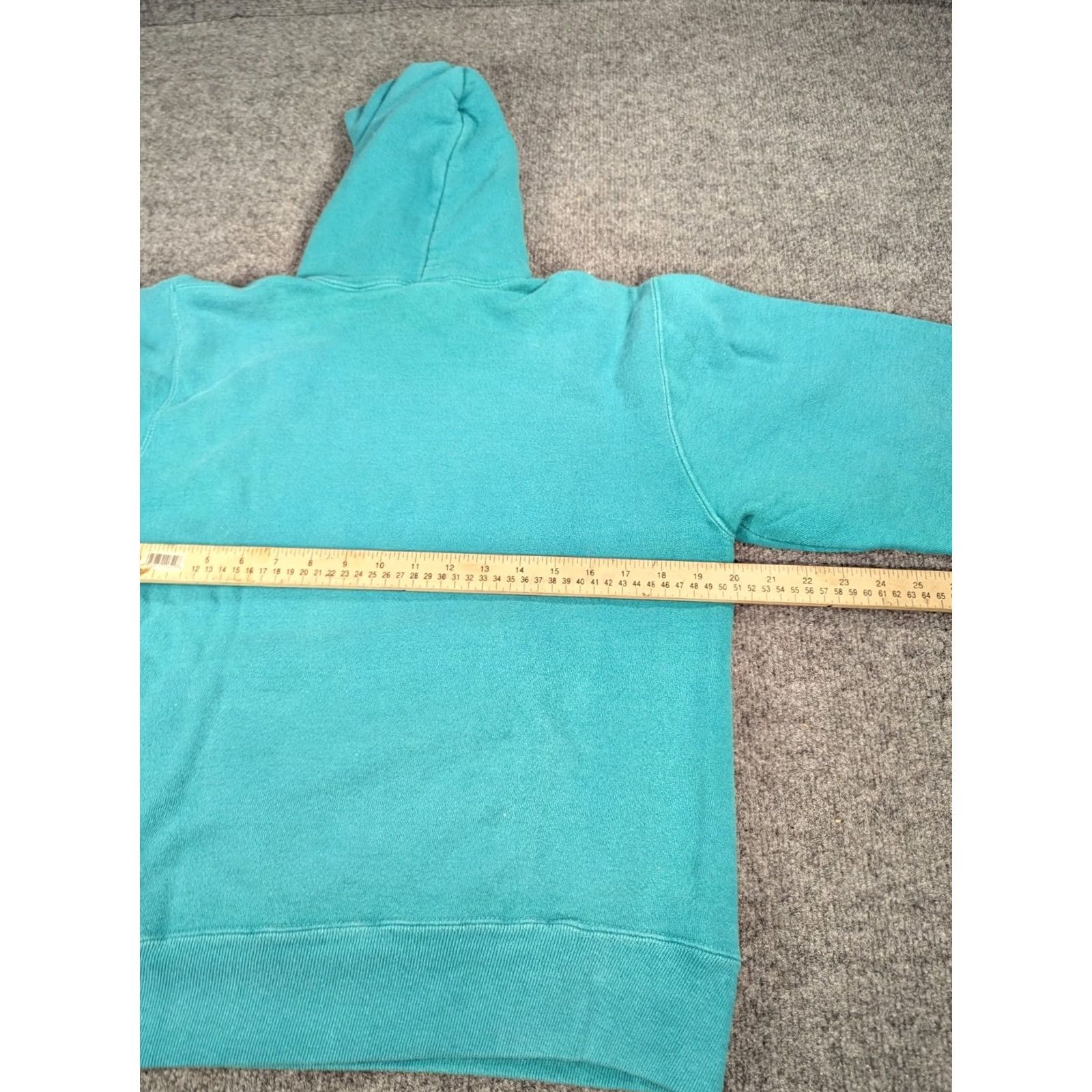 Champion VINTAGE Champion Reverse Weave Hoodie Pullover Heavyweight Hooded Mens M Green/Blue 90s USA Made Size US M / EU 48-50 / 2 - 6 Thumbnail