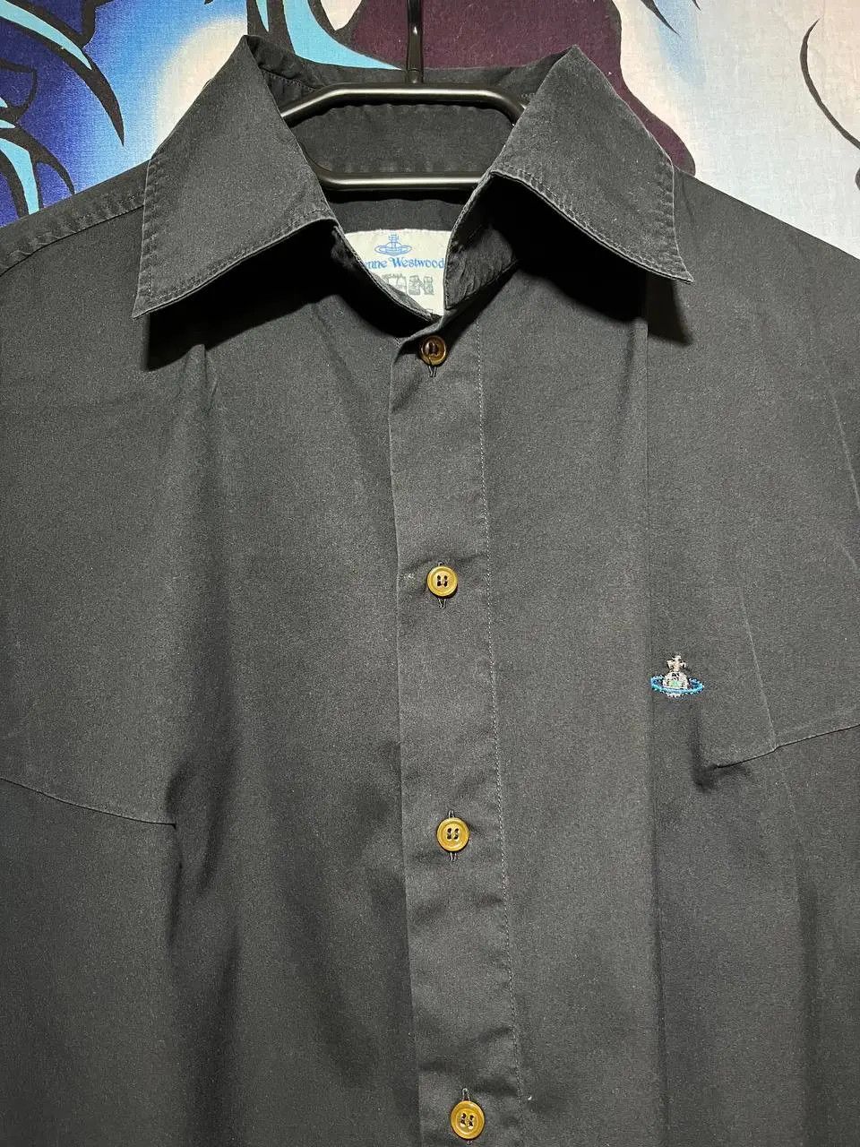 Vivienne Westwood Vivienne Westwood button shirt in black mens M Size US M / EU 48-50 / 2 - 2 Thumbnail