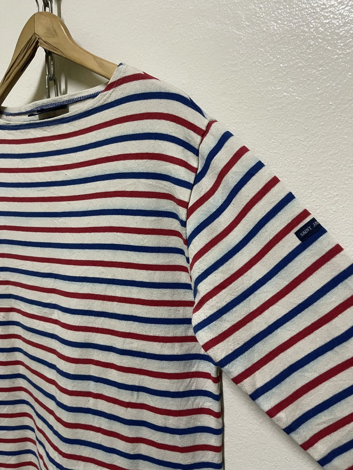 Saint James Saint James Stripe Boat Neck Long Sleeve Size US L / EU 52-54 / 3 - 4 Thumbnail
