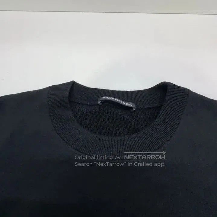 Balenciaga Balenciaga Logo Print Black Long Sleeve Sweatshirt. Size US S / EU 44-46 / 1 - 5 Thumbnail