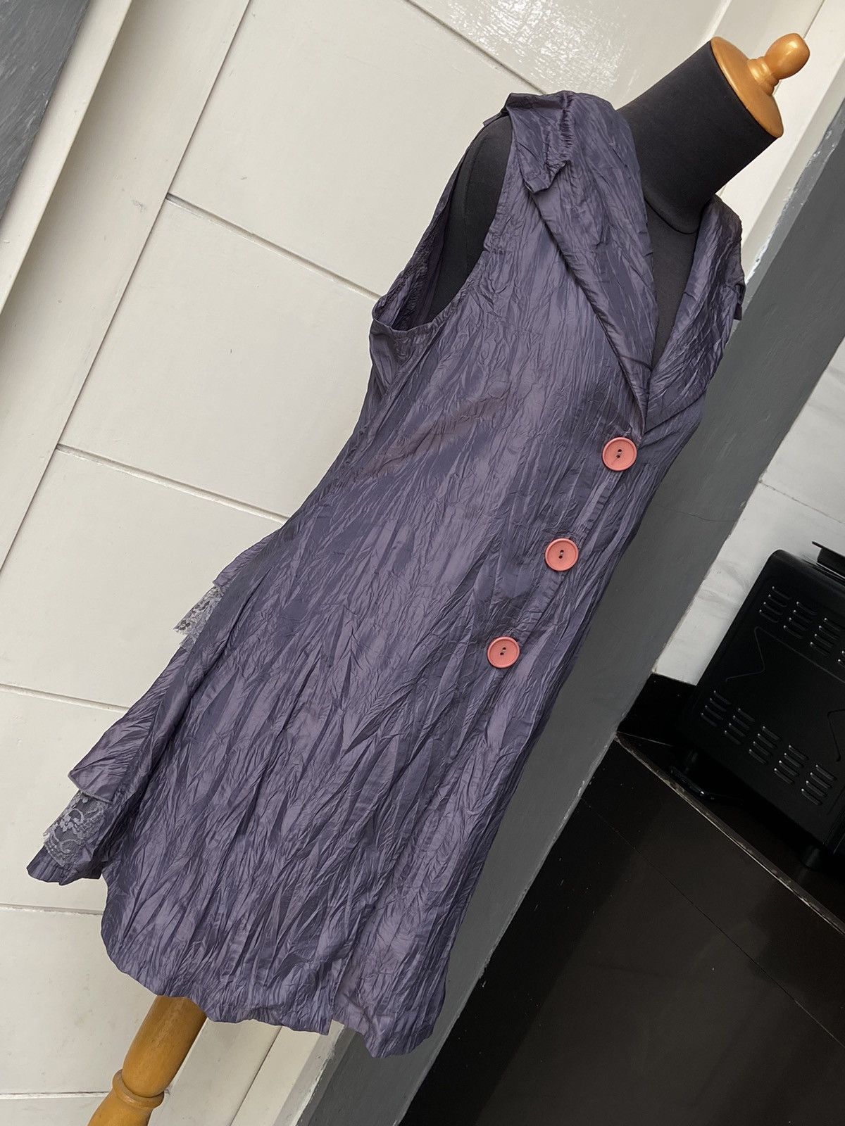 Y's × Yohji Yamamoto Y’S COLLECTION Purple Dress/Outer Size S / US 4 / IT 40 - 8 Thumbnail