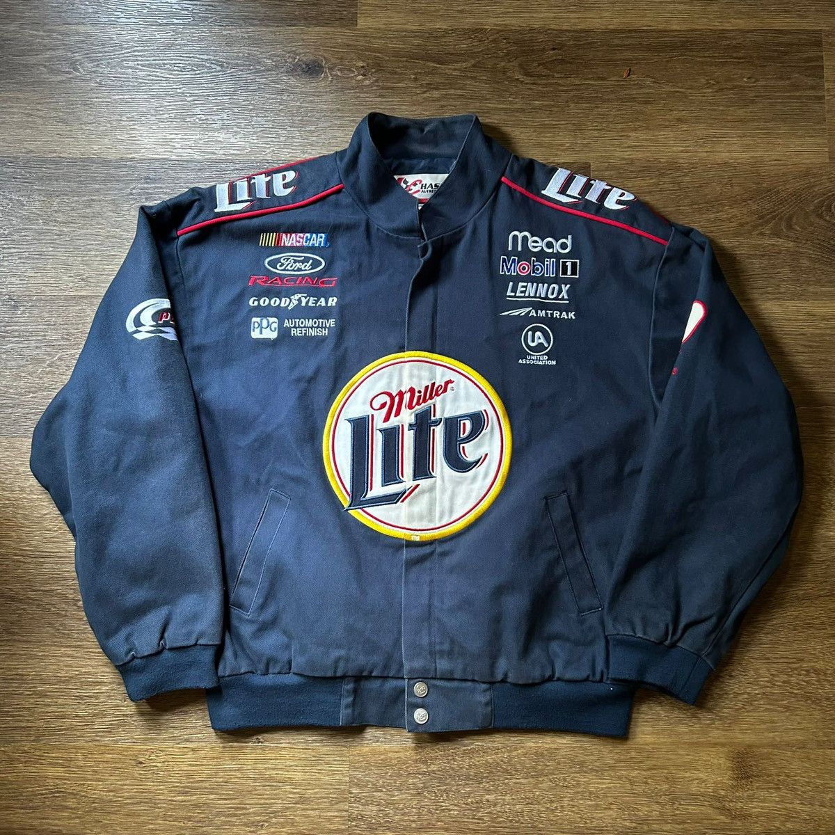 Chase Authentics Miller Lite Racing Jacket L Grailed