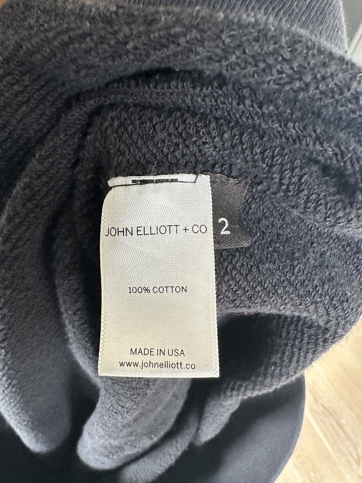 John Elliott Black Zipper Clash Sweater Size US S / EU 44-46 / 1 - 4 Thumbnail