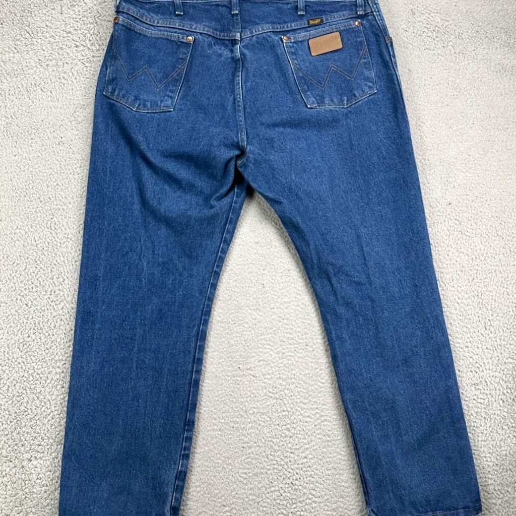 Wrangler Wrangler Jeans Mens 40X30 Blue Straight Leg Denim Pants 5 Pocket Casual Adult Size US 40 / EU 56 - 2 Thumbnail