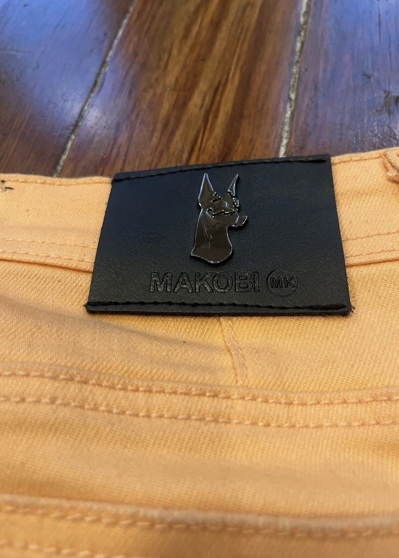 Other Makobi Orange Sherbet Distressed Denim Jeans Size 30x32 Size US 30 / EU 46 - 3 Thumbnail