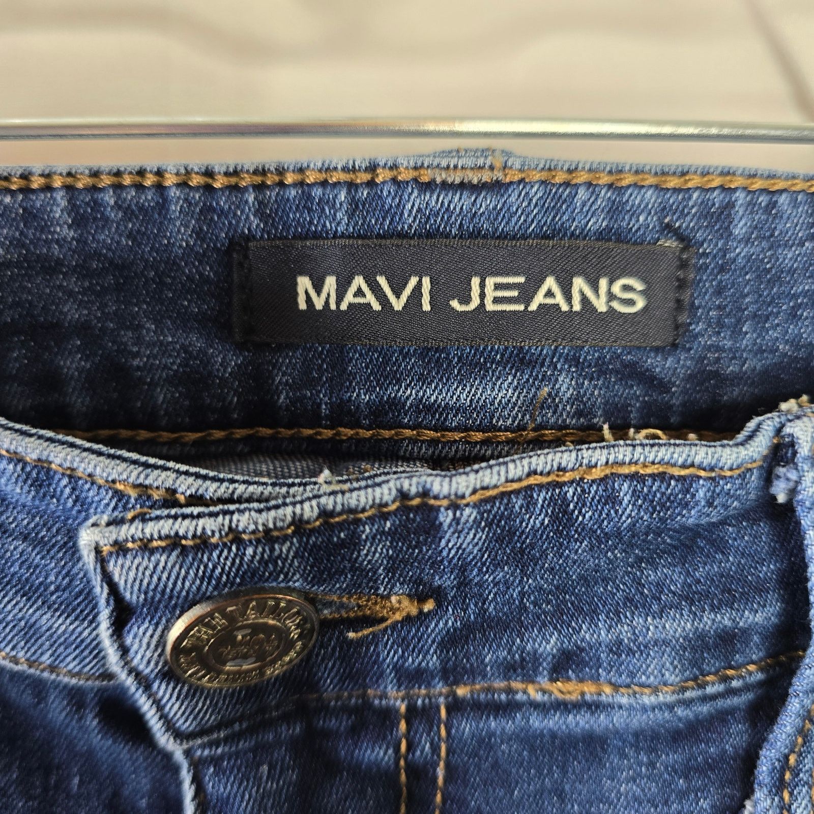 Mavi Mavi Zach Straight Leg Blue Denim Jeans 33/32 Actual 34/30 Size US 33 - 2 Thumbnail