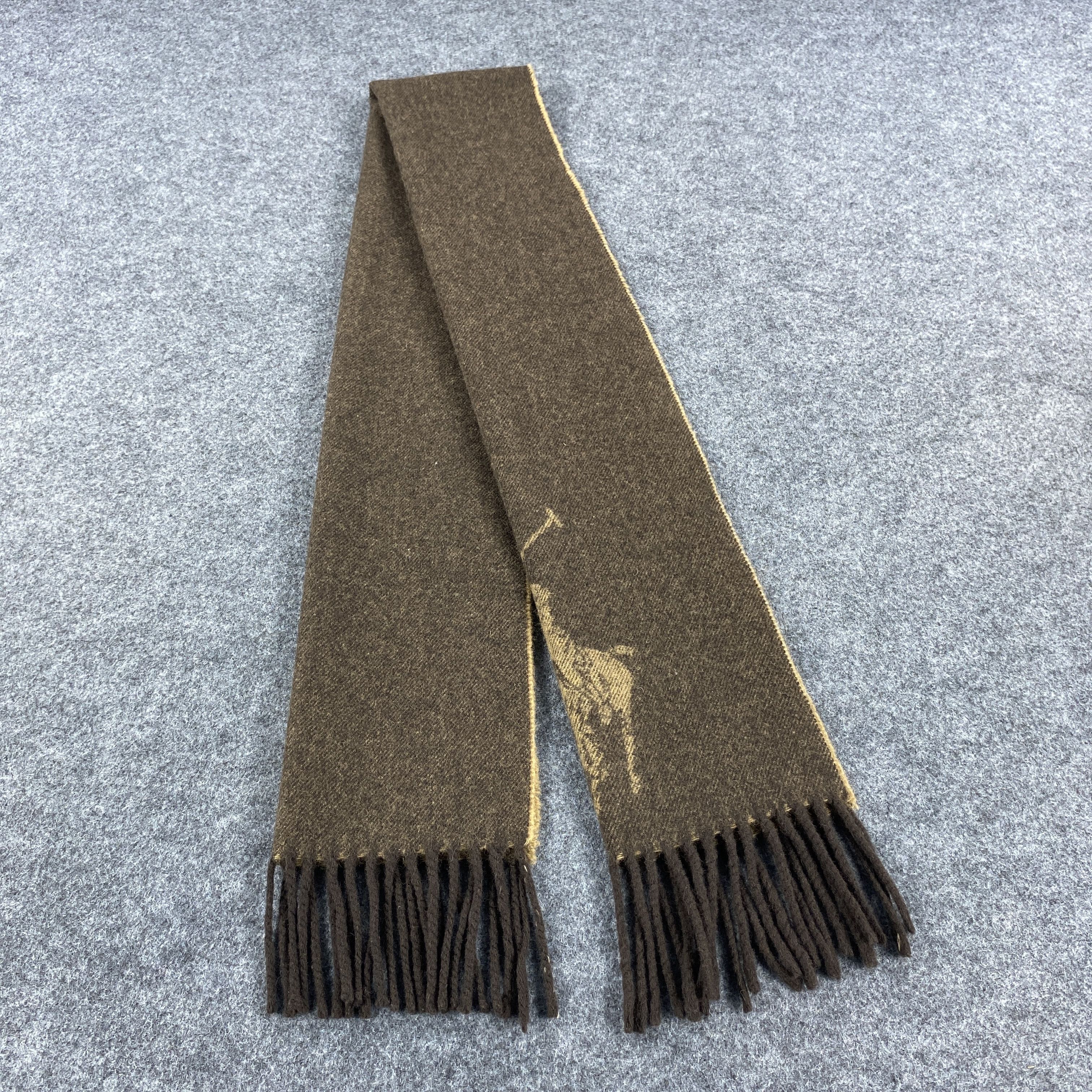 Polo Ralph Lauren × Vintage GF10639 Polo Ralph Lauren Scarf Neck Wear Muffler Nova Check Size ONE SIZE - 1 Thumbnail