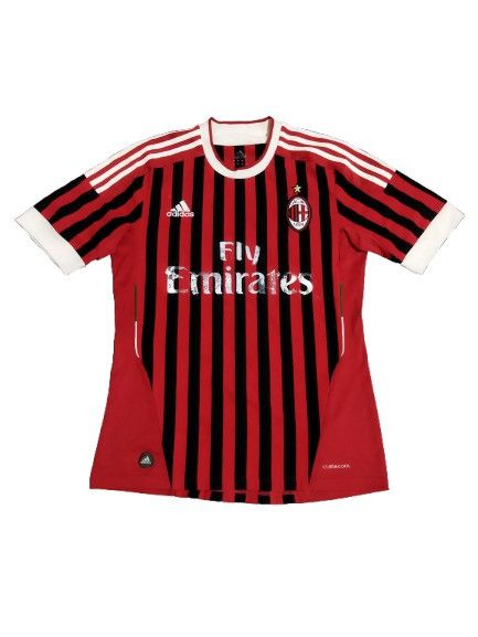 Adidas 2012 Ac Milan Jersey Size US M / EU 48-50 / 2 - 1 Thumbnail