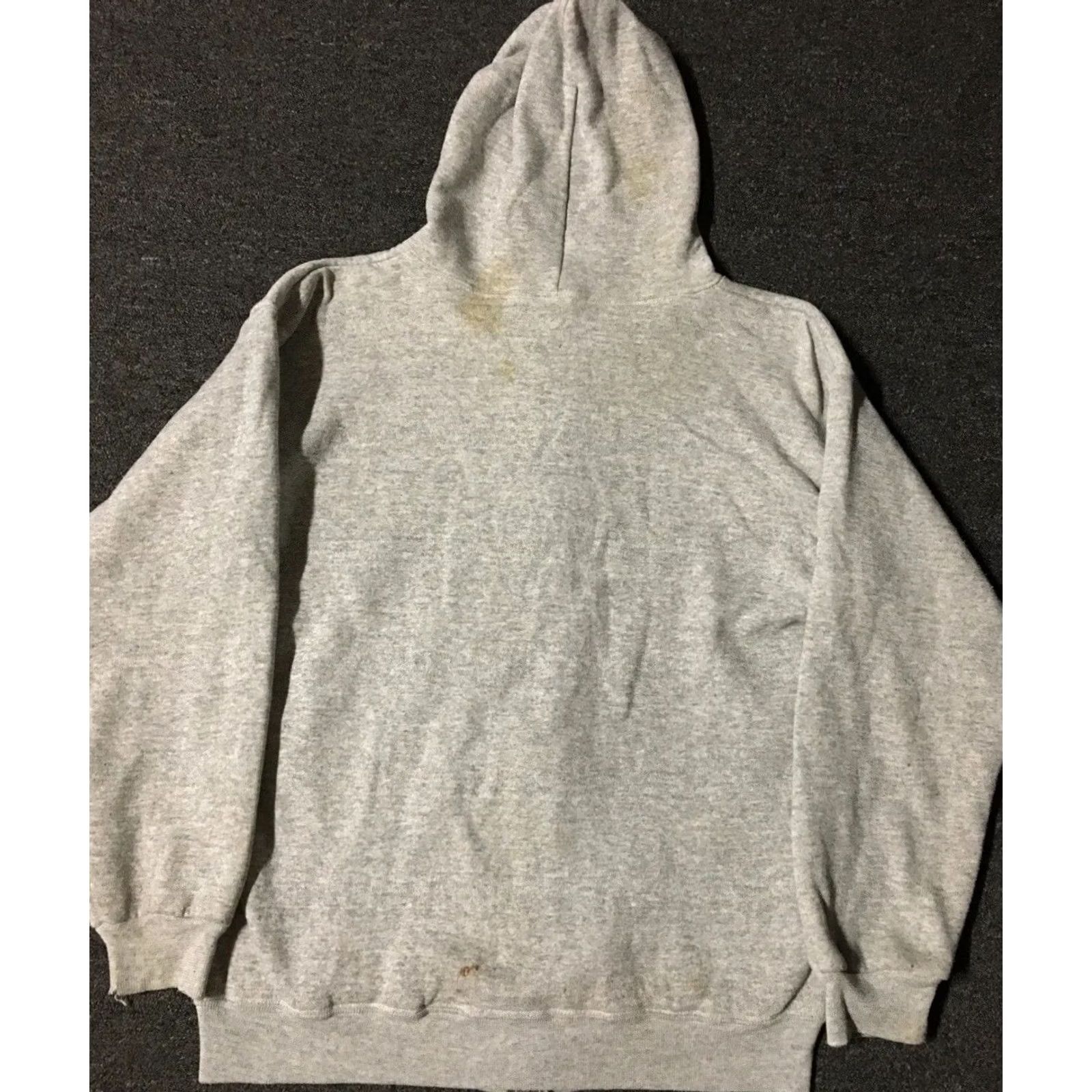 Vintage VINTAGE Surf Hoodie Shirt M Gray 80s Distressed Thermal Lined Zip USA Track Mockup Mens Size US M / EU 48-50 / 2 - 2 Thumbnail