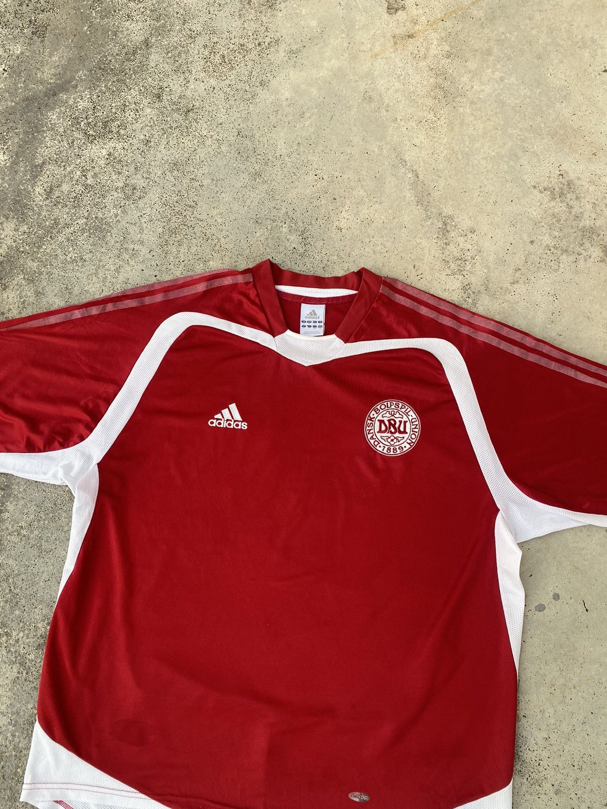 Adidas Denmark 2006/08 International Home Soccer Jersey Size US XL / EU 56 / 4 - 2 Thumbnail