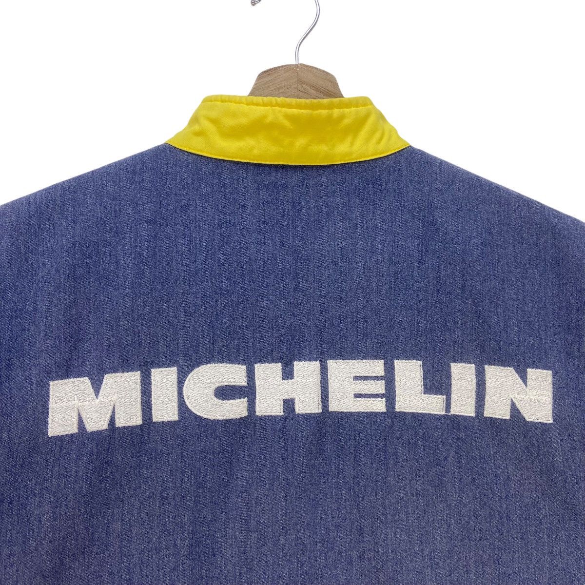 Other Vintage 90s Michelin Embroidered Big Logo Reversible Jacket Size US S / EU 44-46 / 1 - 5 Thumbnail