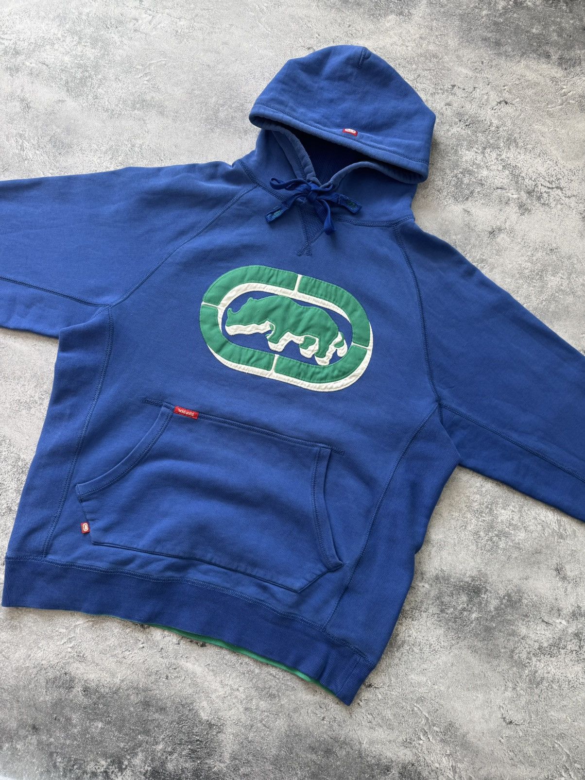 Ecko Unltd. Vintage Ecko UNLTD Baggy Blue Hoodie size L Size US L / EU 52-54 / 3 - 4 Thumbnail