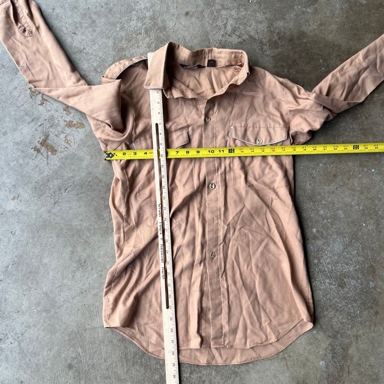 Vintage VINTAGE PINK VAN HEUSEN 70S LONGSLEEVE BUTTONUP SHIRT FITS M Size US M / EU 48-50 / 2 - 2 Thumbnail