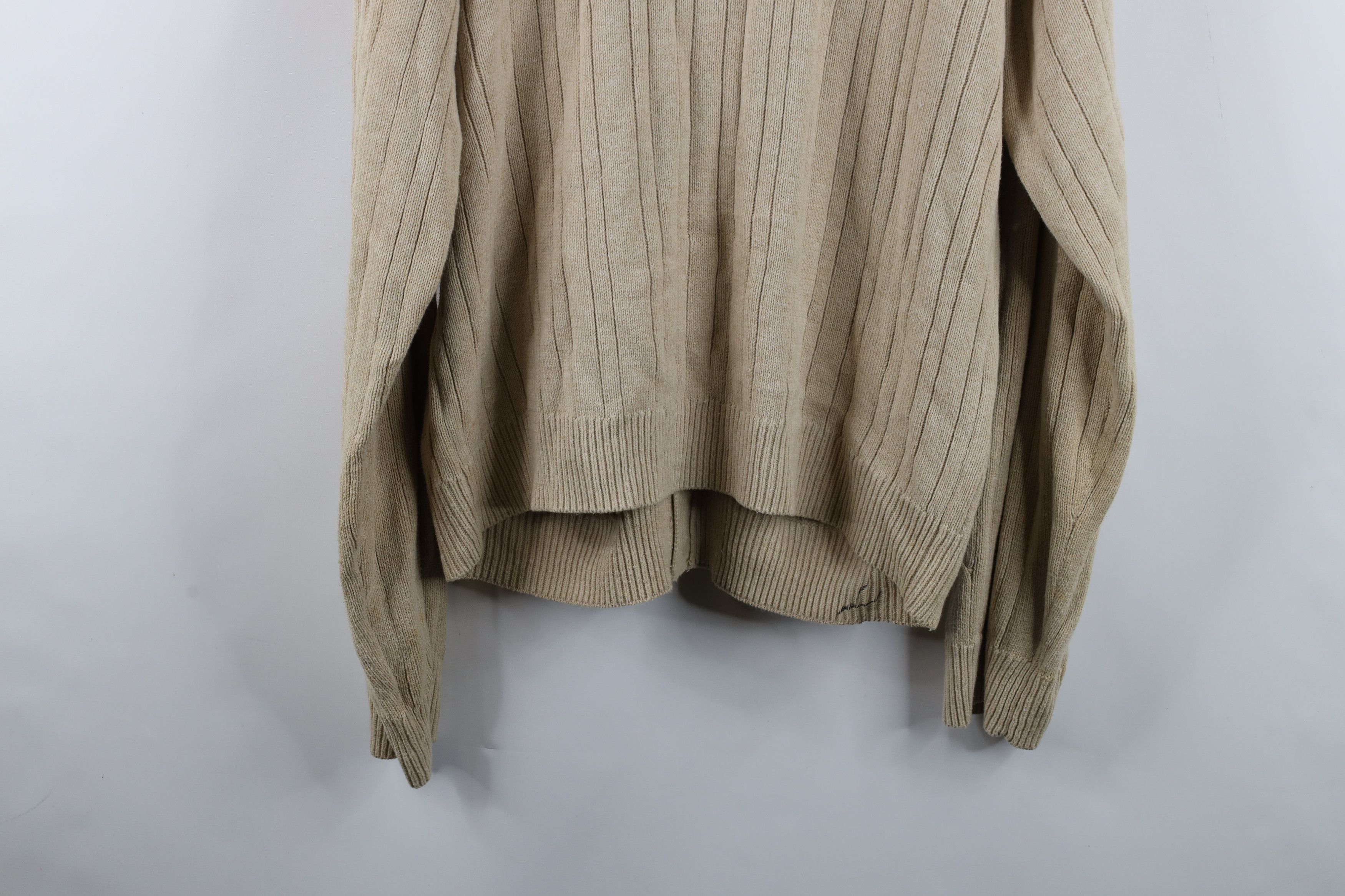 Vintage Vintage 90s Streetwear Chunky Cable Knit Cardigan Sweater Size US XL / EU 56 / 4 - 15 Thumbnail