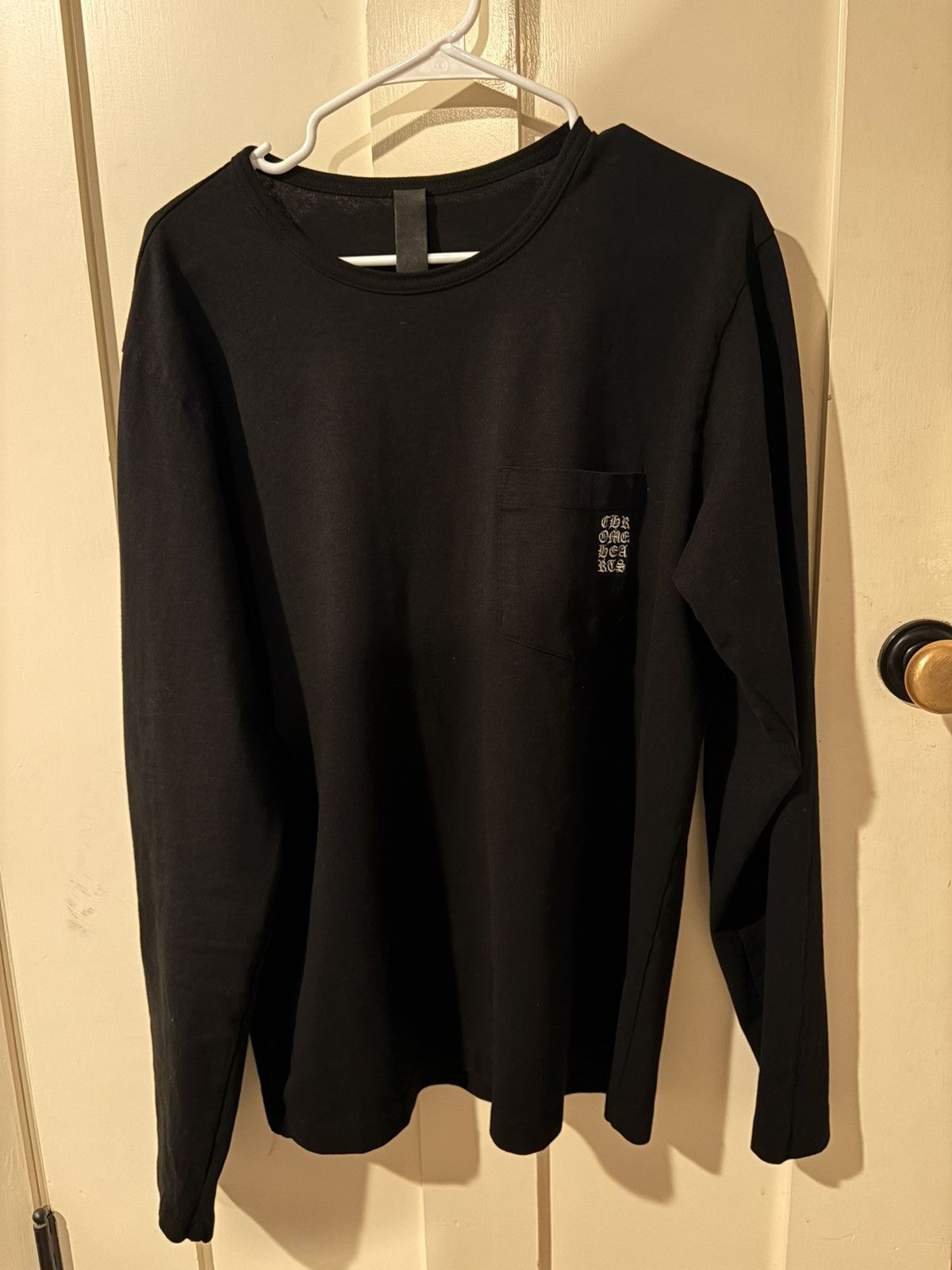 Chrome Hearts Chrome Hearts Embroidered Pocket Long Sleeve T-Shirt Size US L / EU 52-54 / 3 - 1 Thumbnail