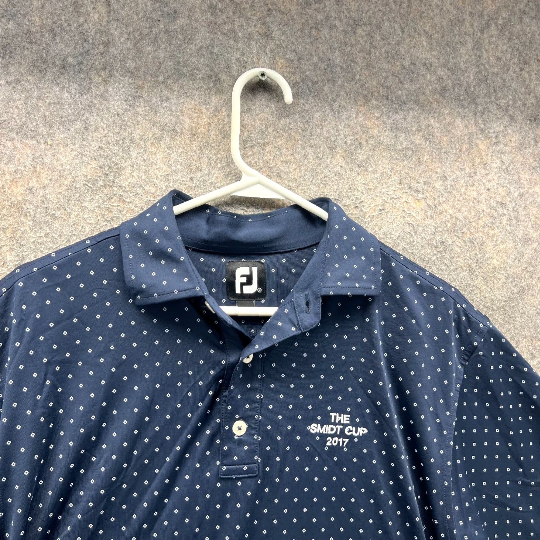 Footjoy FootJoy Polo Shirt Mens M Blue Navy The Smidt Cup 2017 Golfer Golf Shirt Size US M / EU 48-50 / 2 - 6 Thumbnail