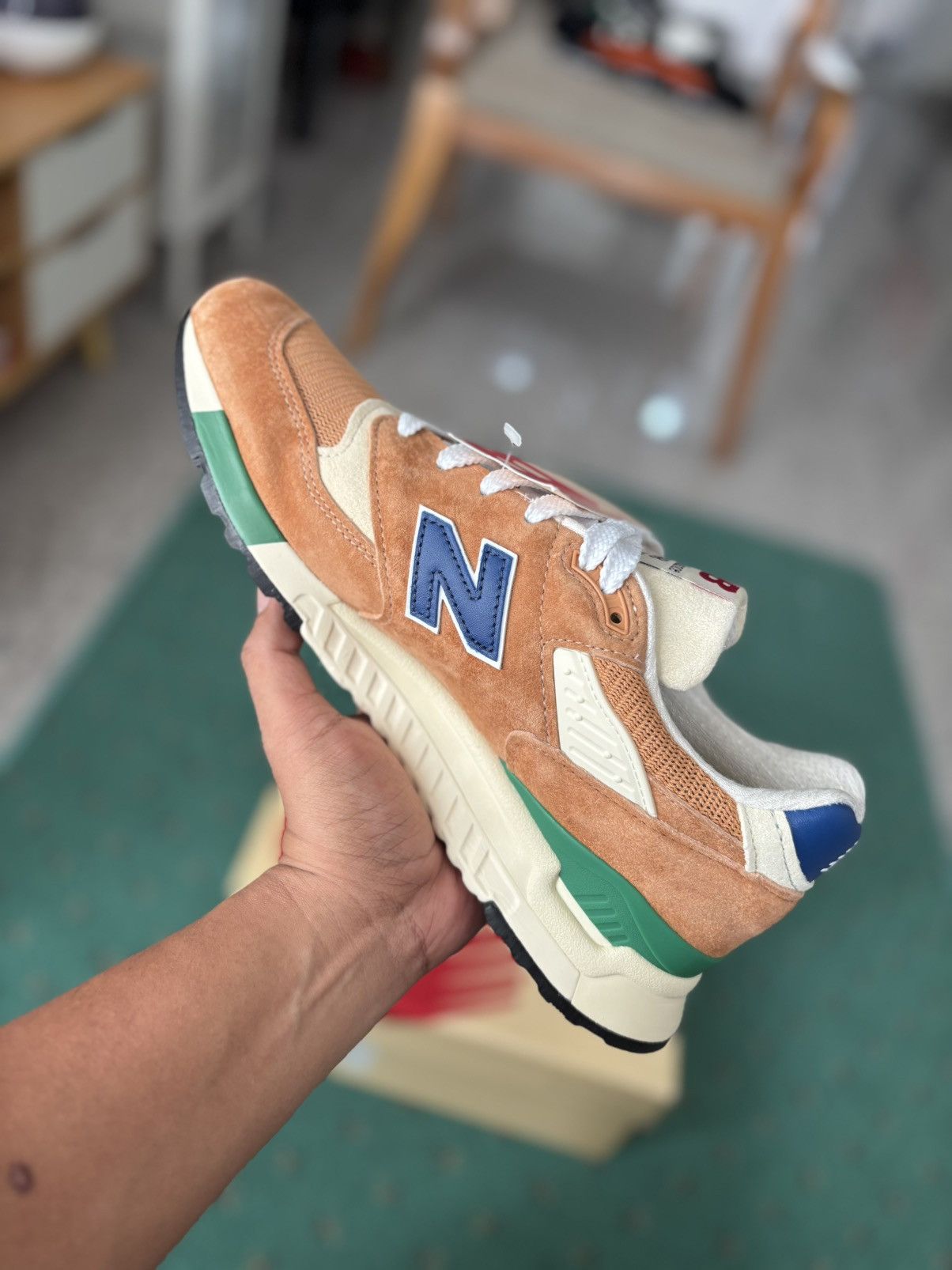 New Balance NEW BALANCE 998 TEDDY SANTIS ROYAL ORANGE MADE IN USA Size US 10 / EU 43 - 6 Thumbnail
