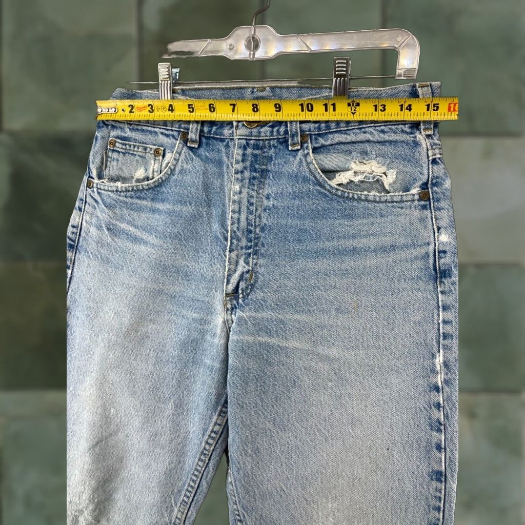 Carhartt Carhartt Womens Jeans 32x34 Cotton High Rise Distressed Size 24" / US 00 / IT 34 - 1 Thumbnail