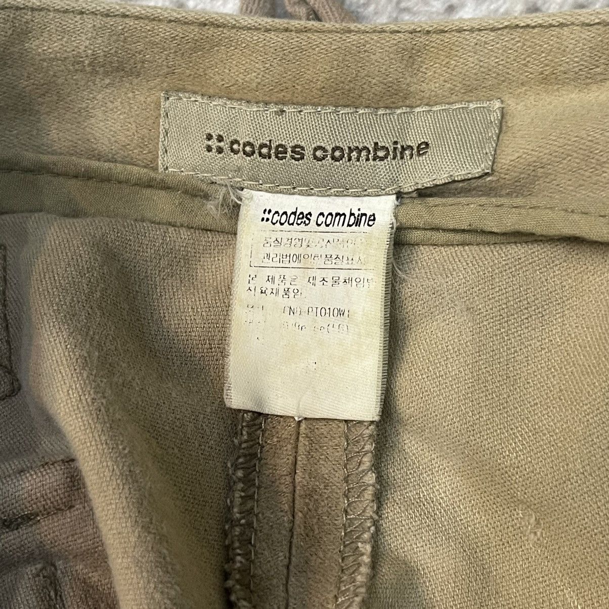 GOA Codes Combines Japan 3D Multi Pocket Wide Leg Cargo Pants Size US 30 / EU 46 - 14 Thumbnail