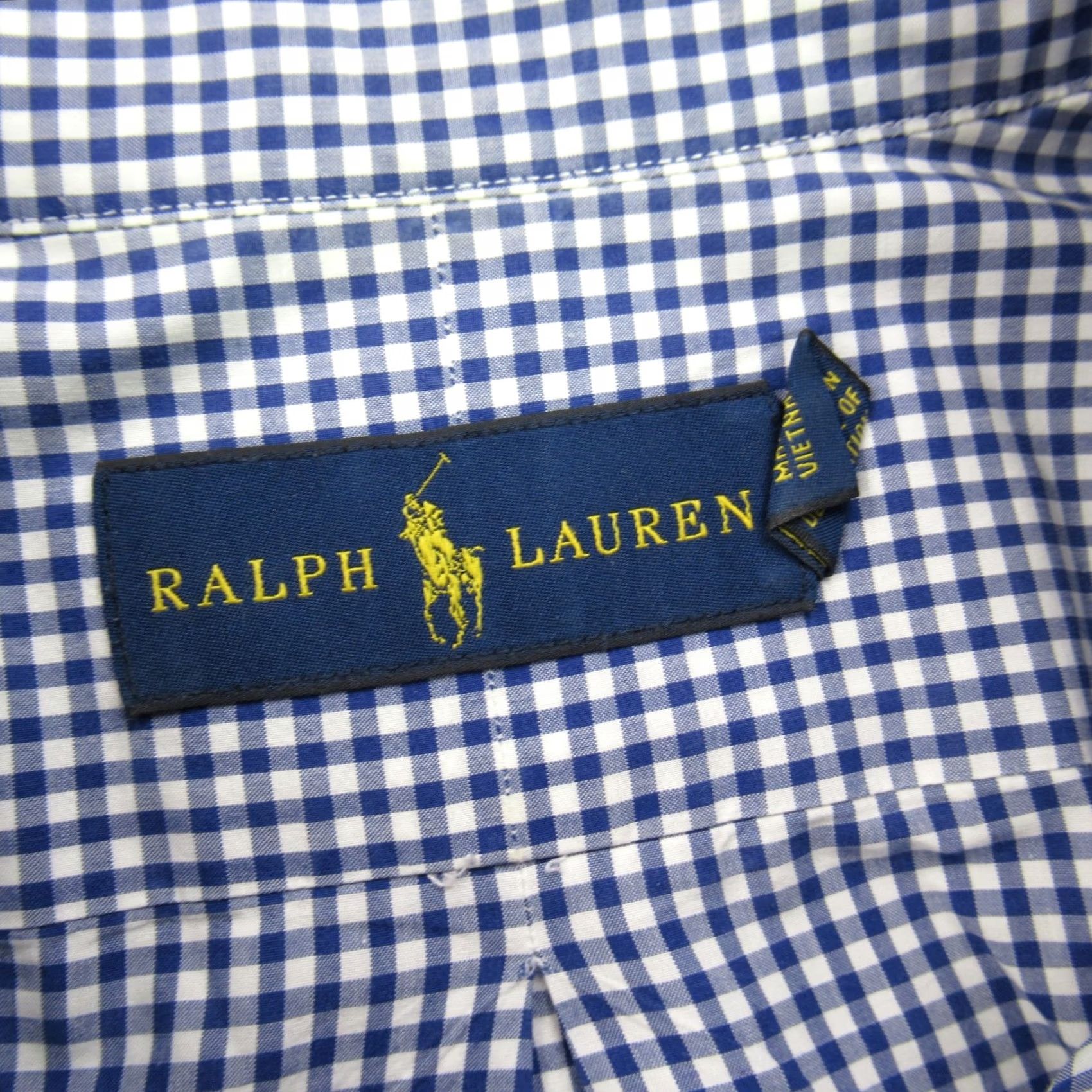 Ralph Lauren Ralph Lauren Shirt Mens XL Long Sleeve Casual Button Front Checks Blue Size US XL / EU 56 / 4 - 3 Thumbnail