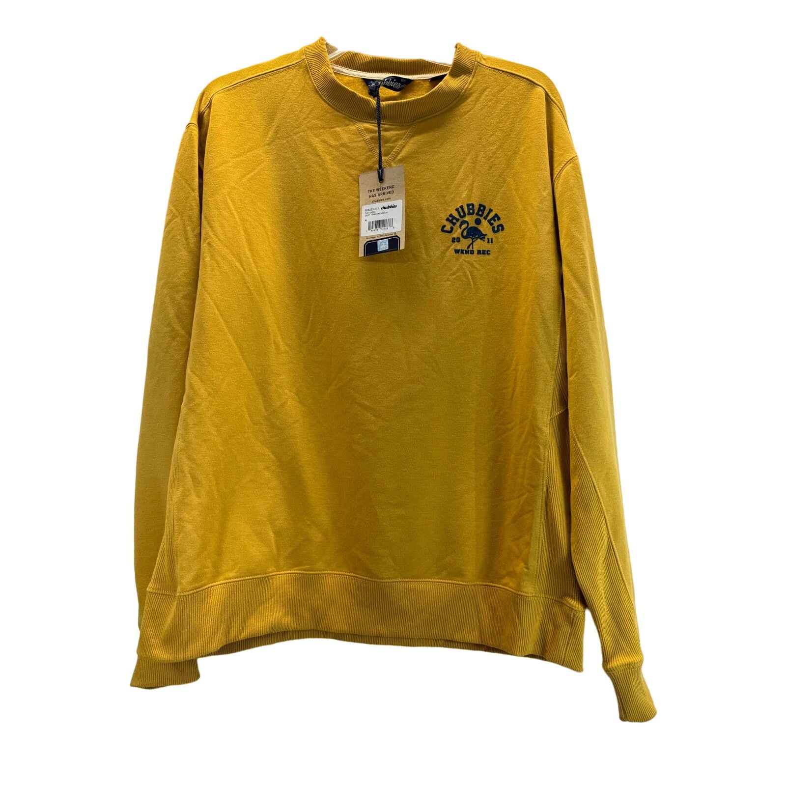 Chubbies Chubbies Gold Soft Terry Crewneck Sweatshirt men sz M Size US M / EU 48-50 / 2 - 1 Thumbnail