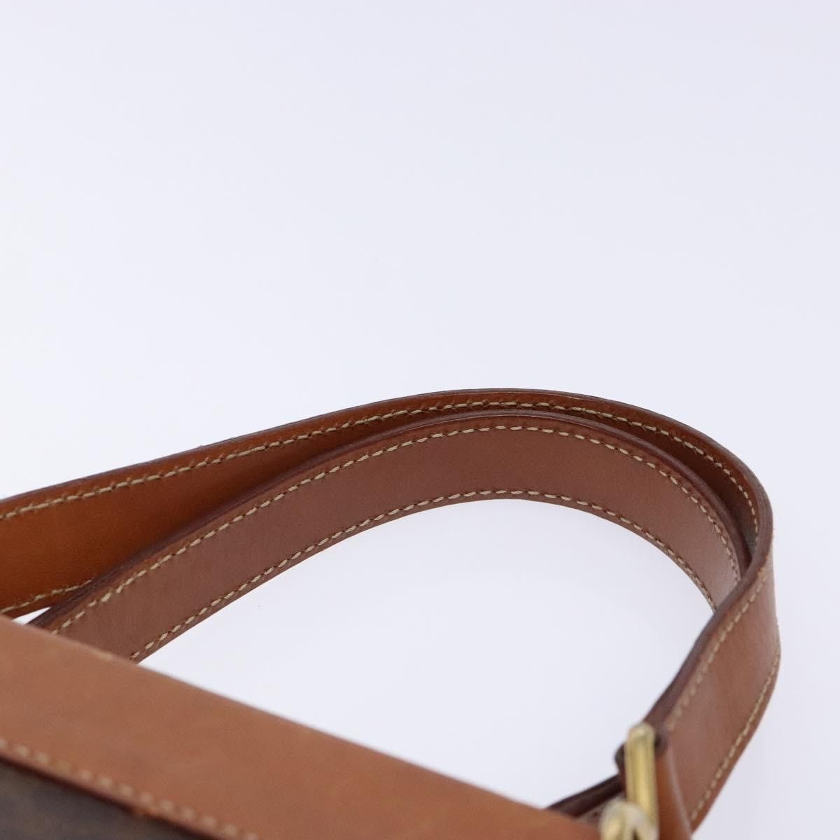 Celine CELINE Macadam Canvas Hand Bag Pvc Leather Brown Gold Size ONE SIZE - 8 Thumbnail