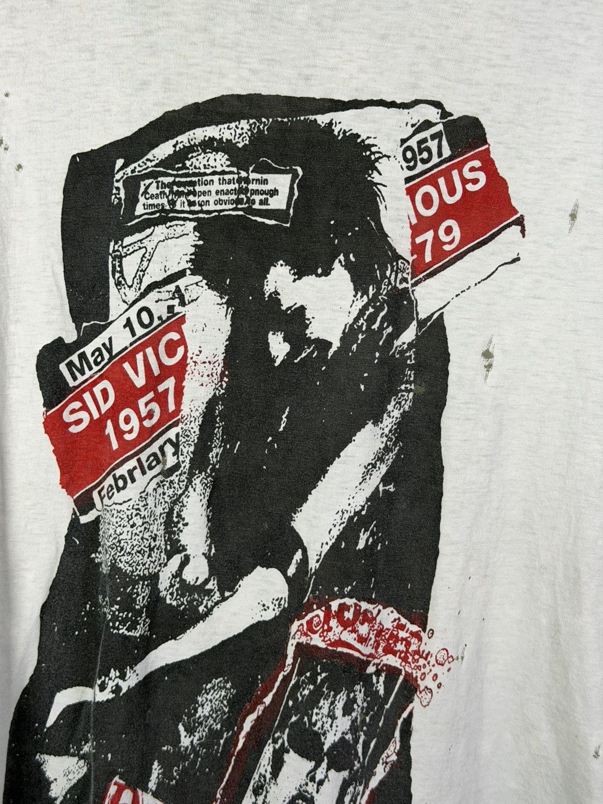 Seditionaries *RARE* 1990s 90s SID VICIOUS PUNK TEE BAND BOOTLEG Size US L / EU 52-54 / 3 - 3 Thumbnail