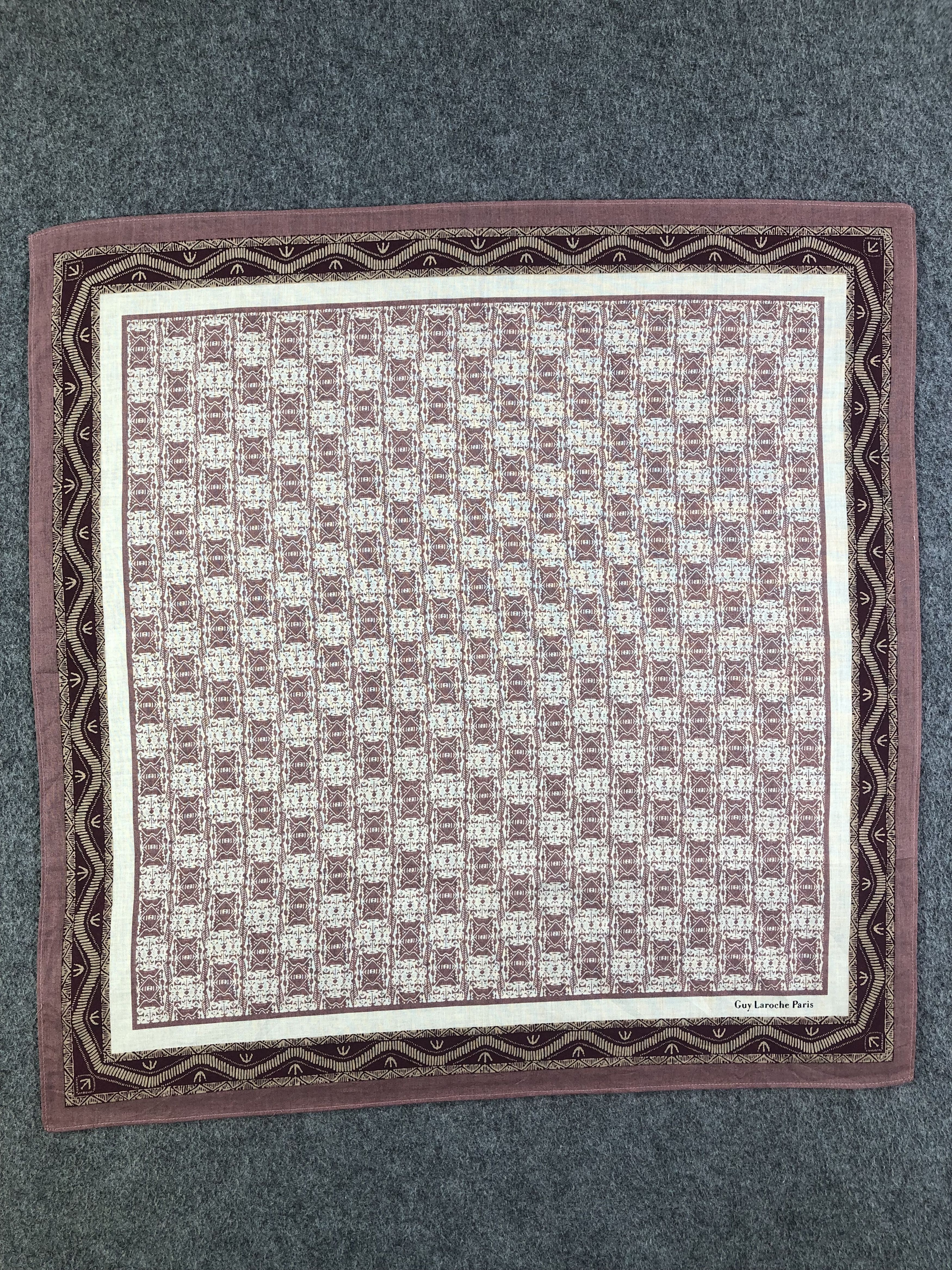 Guy Laroche × Vintage Guy Laroche Handkerchief / Bandana / Neckerchief Size ONE SIZE - 2 Thumbnail