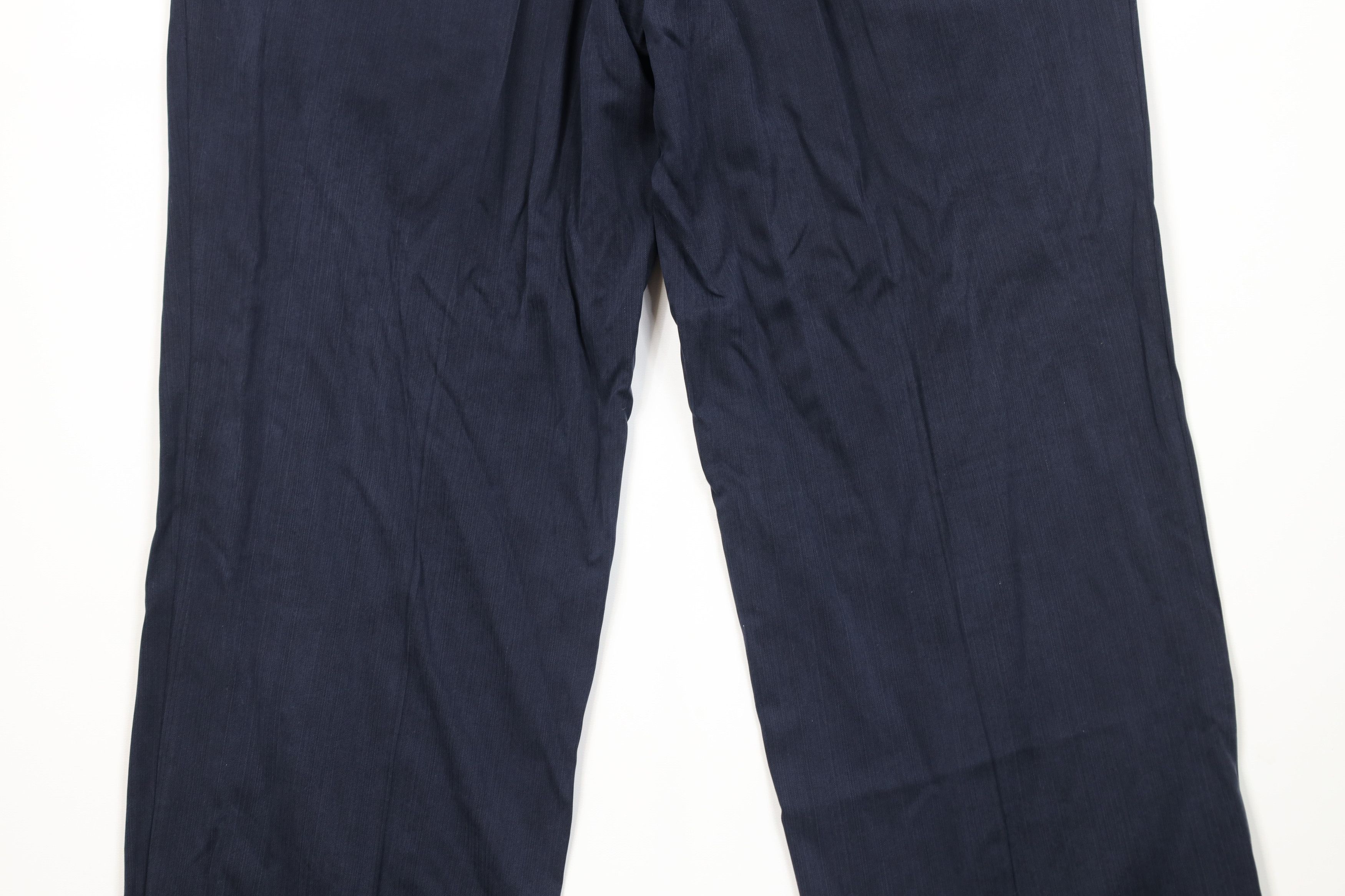 Tommy Bahama Vintage Tommy Bahama Silk Wide Leg Chino Pants Navy Blue Size US 34 / EU 50 - 11 Thumbnail