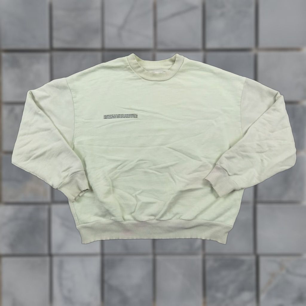 Pangaia VINTAGE Pangaia Women's Crew Neck Sweatshirt Pullover All Seasons Casual Green Medium Size M / US 6-8 / IT 42-44 - 1 Thumbnail
