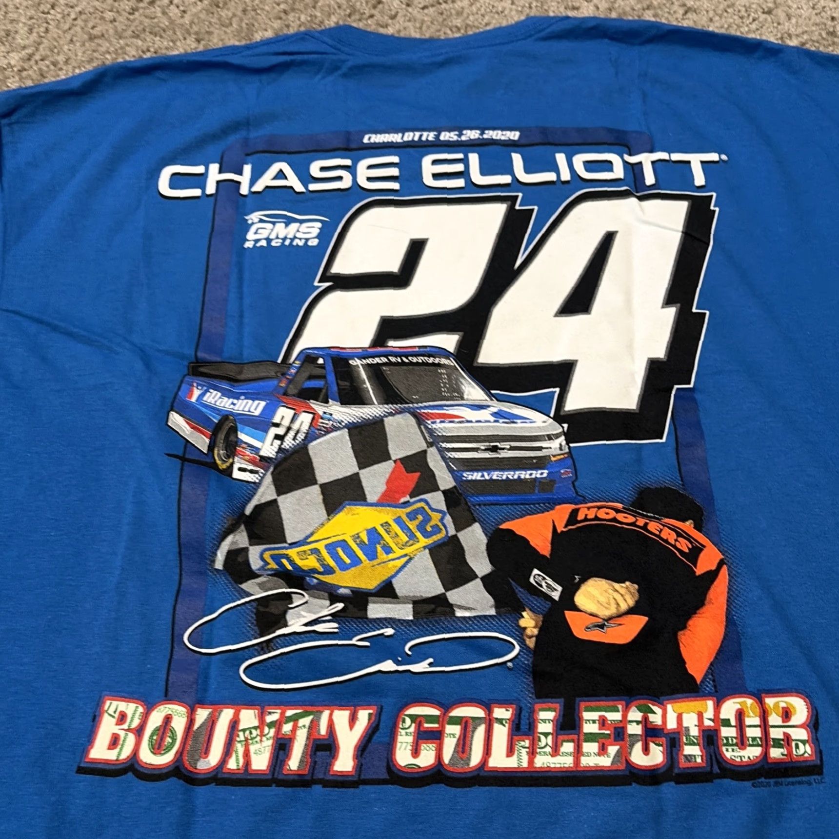 NASCAR Chase Elliott Bounty Collector NASCAR Racing 2020 T-Shirt Blue 2XL Mens NWT Size US XXL / EU 58 / 5 - 4 Thumbnail