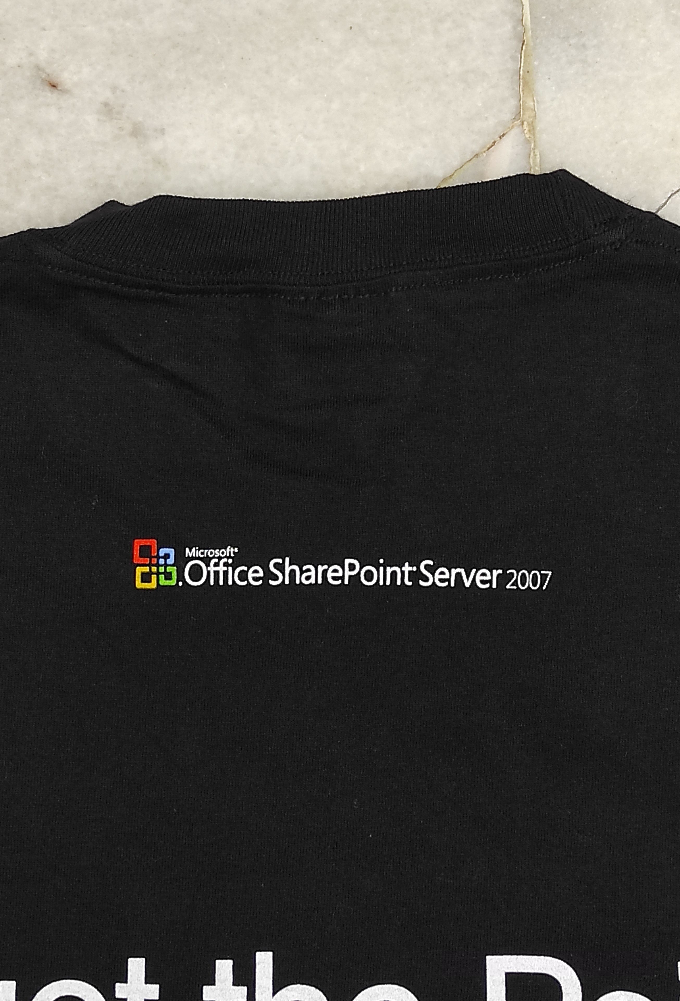 2007 Microsoft SharePoint server promo tee, image size:2610x3840