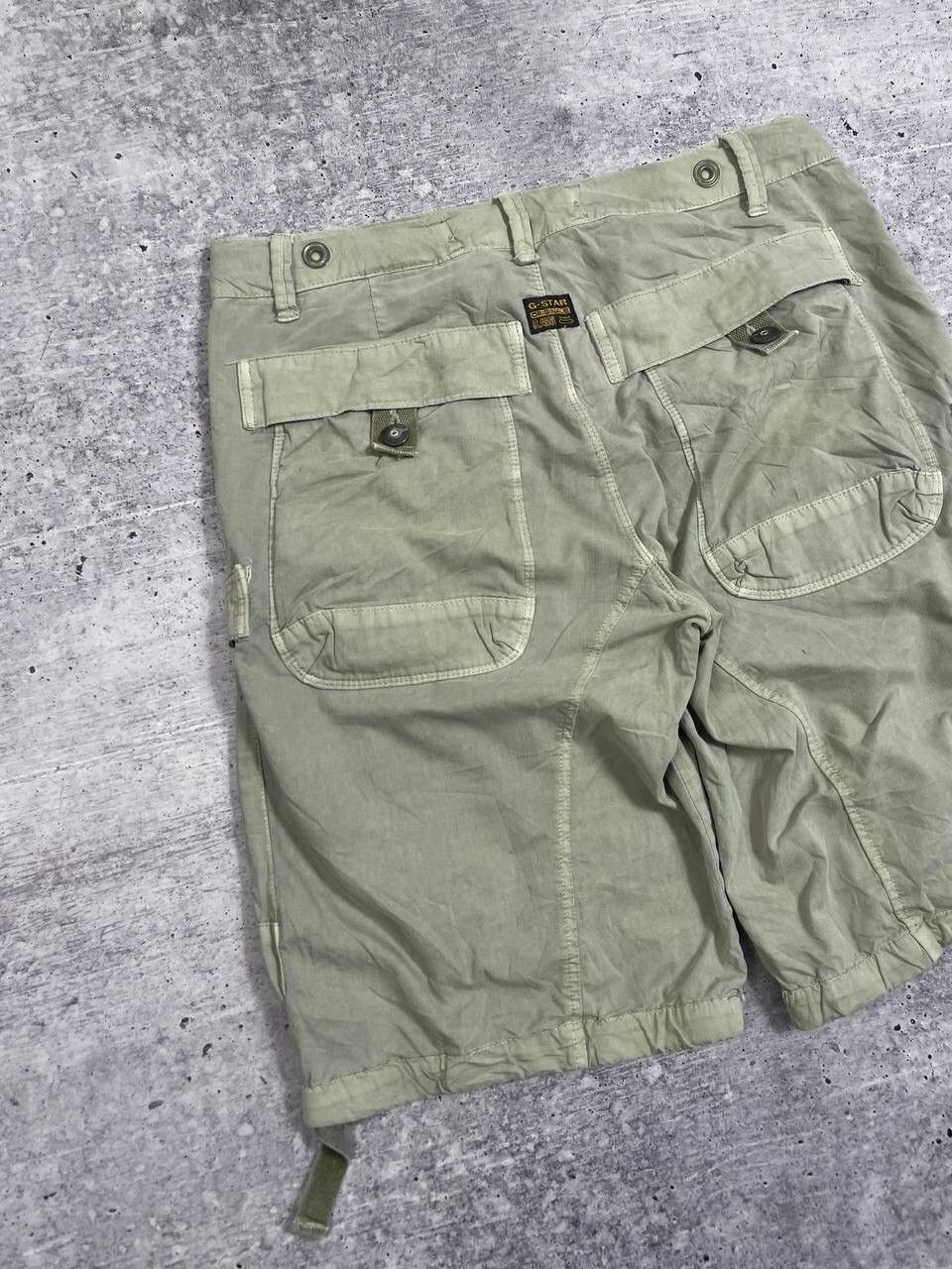 G-Star Vintage G Star Raw Cargo Military Style Shorts Y2K Size US 32 / EU 48 - 2 Thumbnail