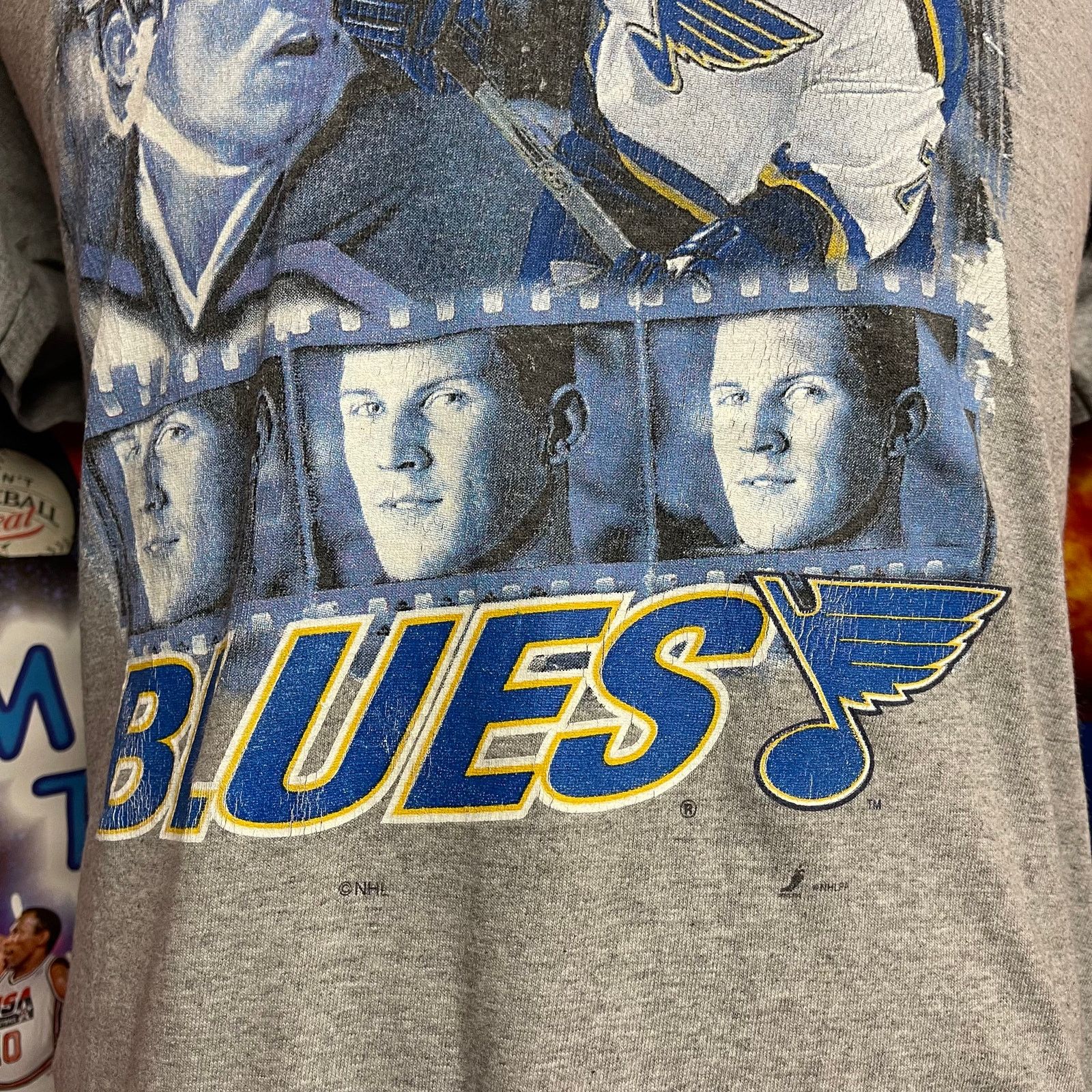 Vintage Vintage St. Louis Blues Keith Tkachuk NHL Player Tee Size US M / EU 48-50 / 2 - 3 Thumbnail