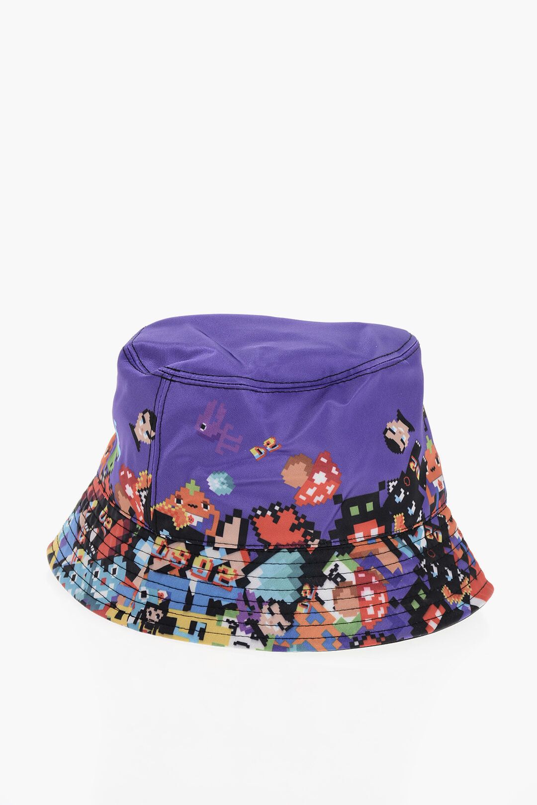 Dsquared2 Patterned Nylon Bucket Hat GAMING Size ONE SIZE - 1 Thumbnail