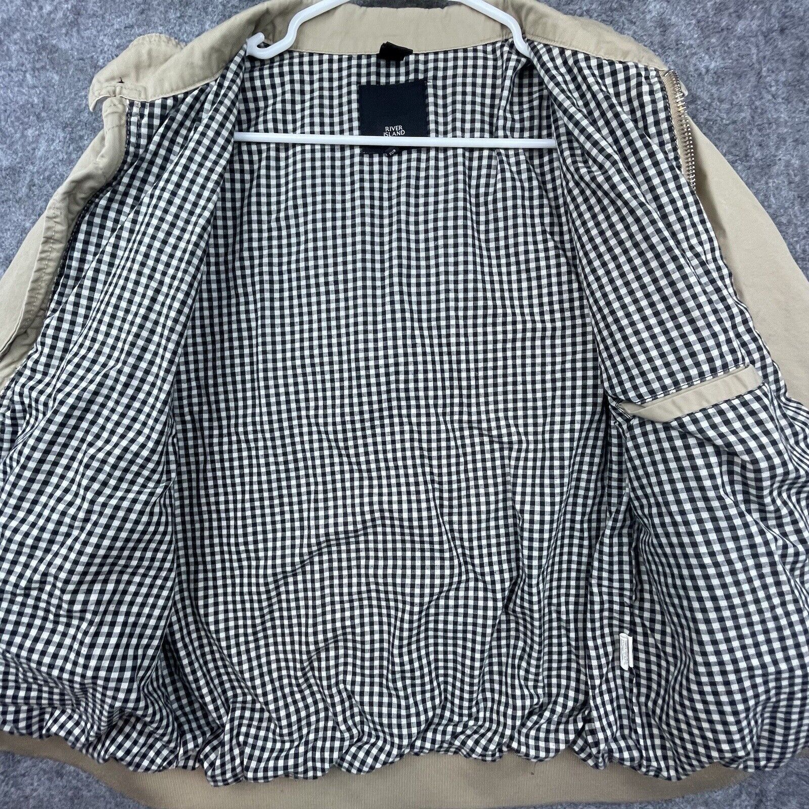 River Island River Island Bomber Jacket Medium Tan Retro Moto Attendant Size US M / EU 48-50 / 2 - 2 Thumbnail