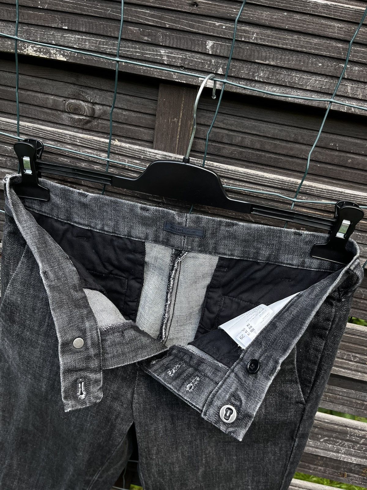 Prada 🔴 PRADA 2012 BLACK TAB LUXURY DENIM STREETWEAR Y2K JEANS Size US 29 - 10 Thumbnail