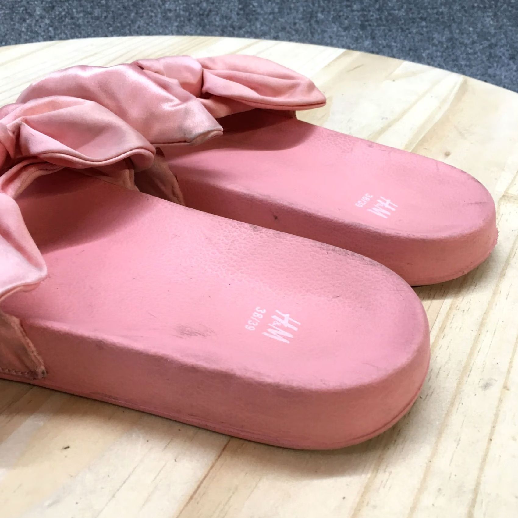H&M H&M Sandals Women 7-8 Slip On Pink Open Toe Casual Comfort Flats Shoes Slides Size US 7 / IT 37 - 6 Thumbnail