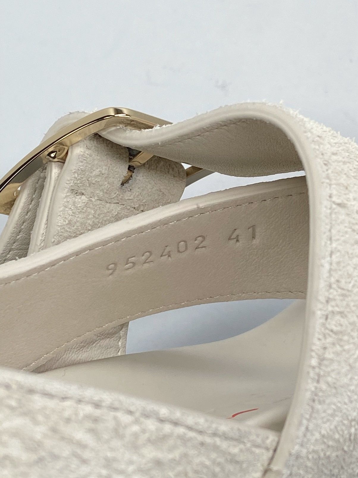 Loewe Loewe Ease heel suede sandal size 41 Size US 11 / IT 41 - 11 Thumbnail
