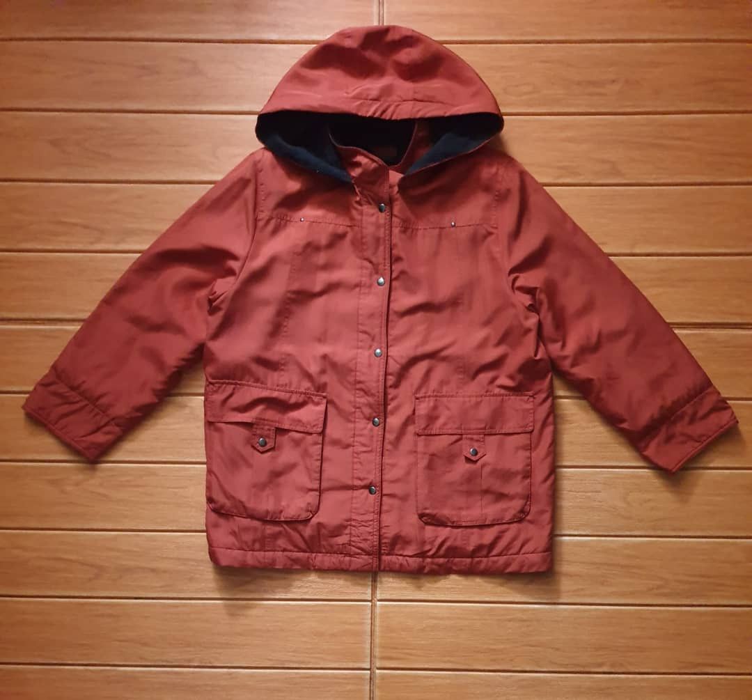 Japanese Brand Ramlossa orange red colour Hoodie jacket Size L / US 10 / IT 46 - 1 Thumbnail
